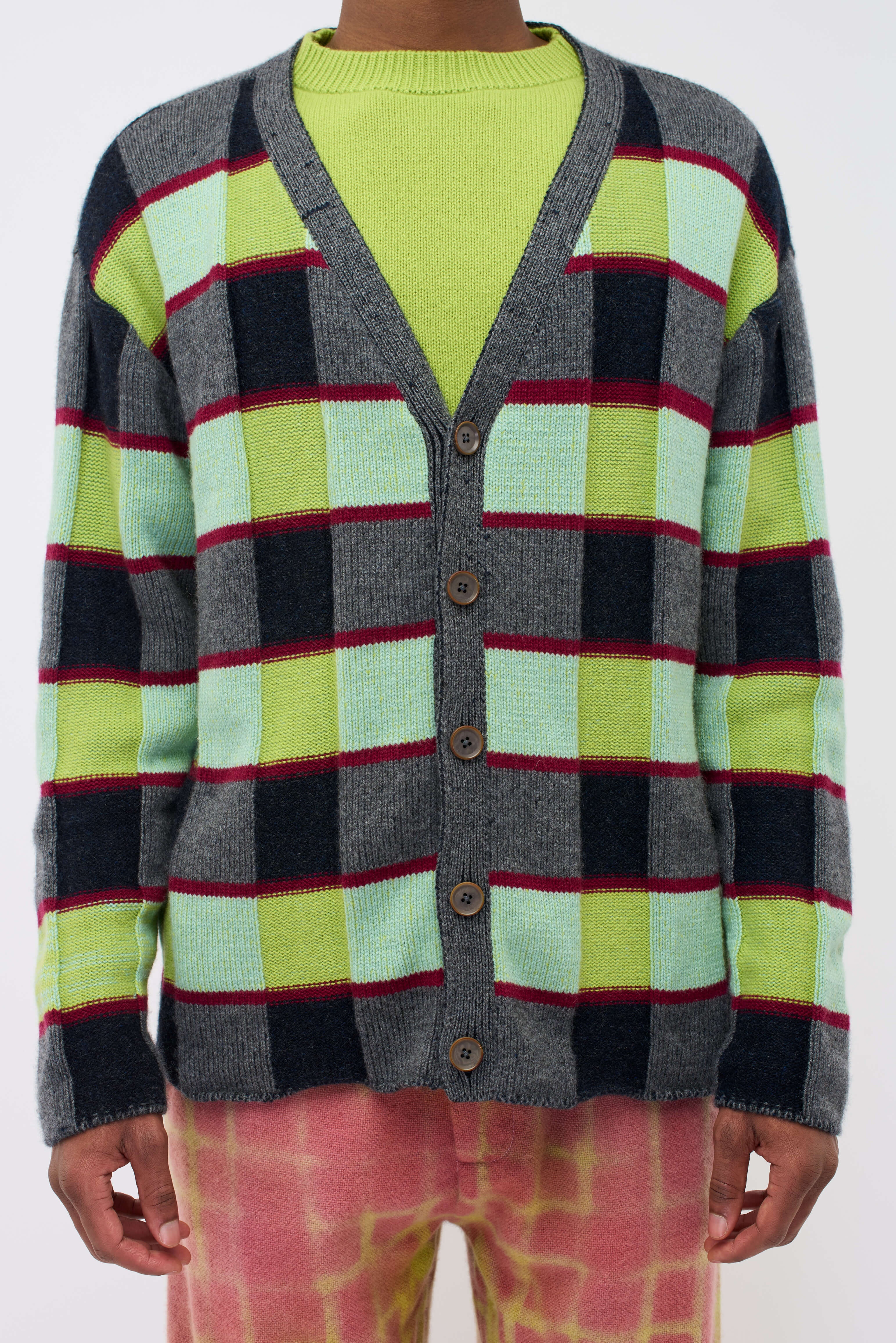 PROMOTION PLAID CARDIGAN - 4