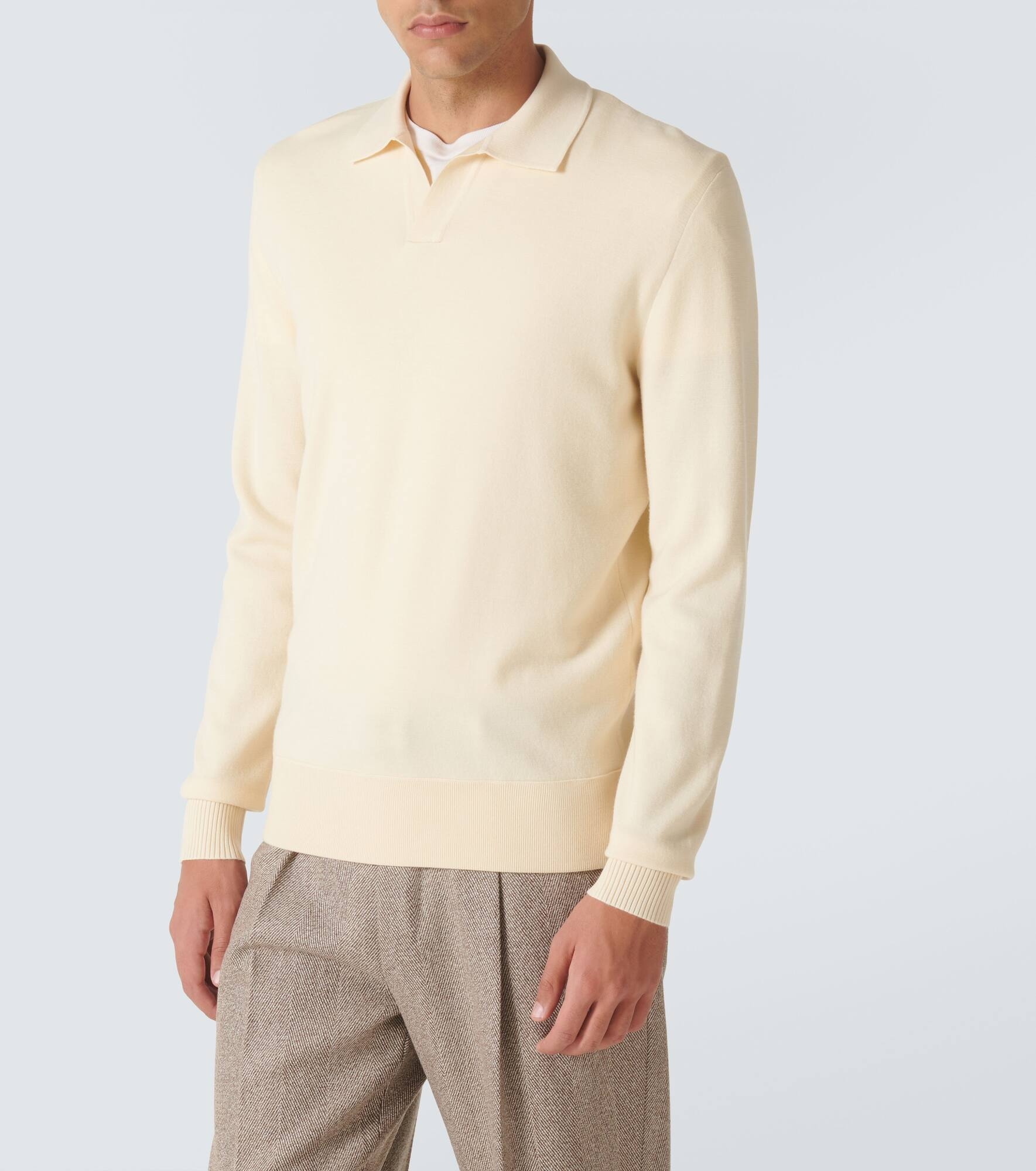 Wool polo sweater - 3