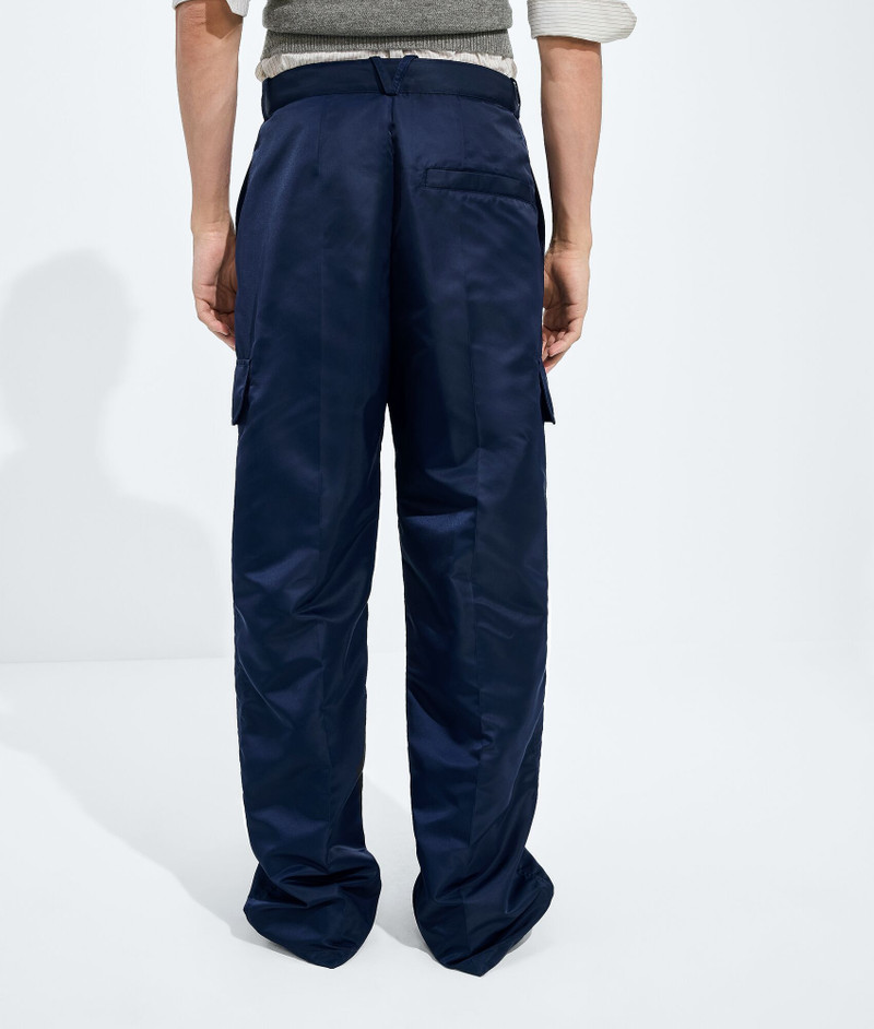 Satin Nylon Cargo Pants 3