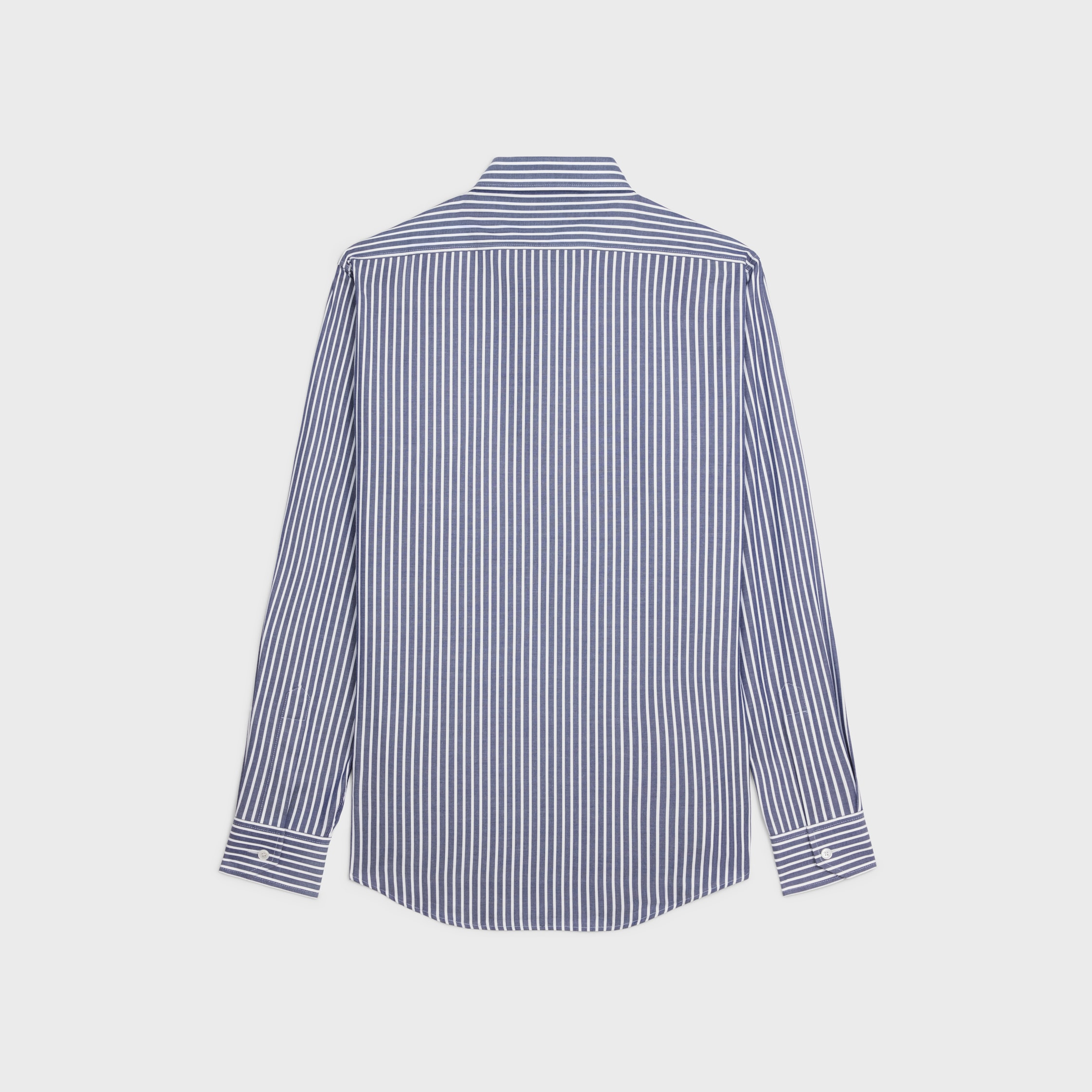 loose shirt in striped cotton - 2