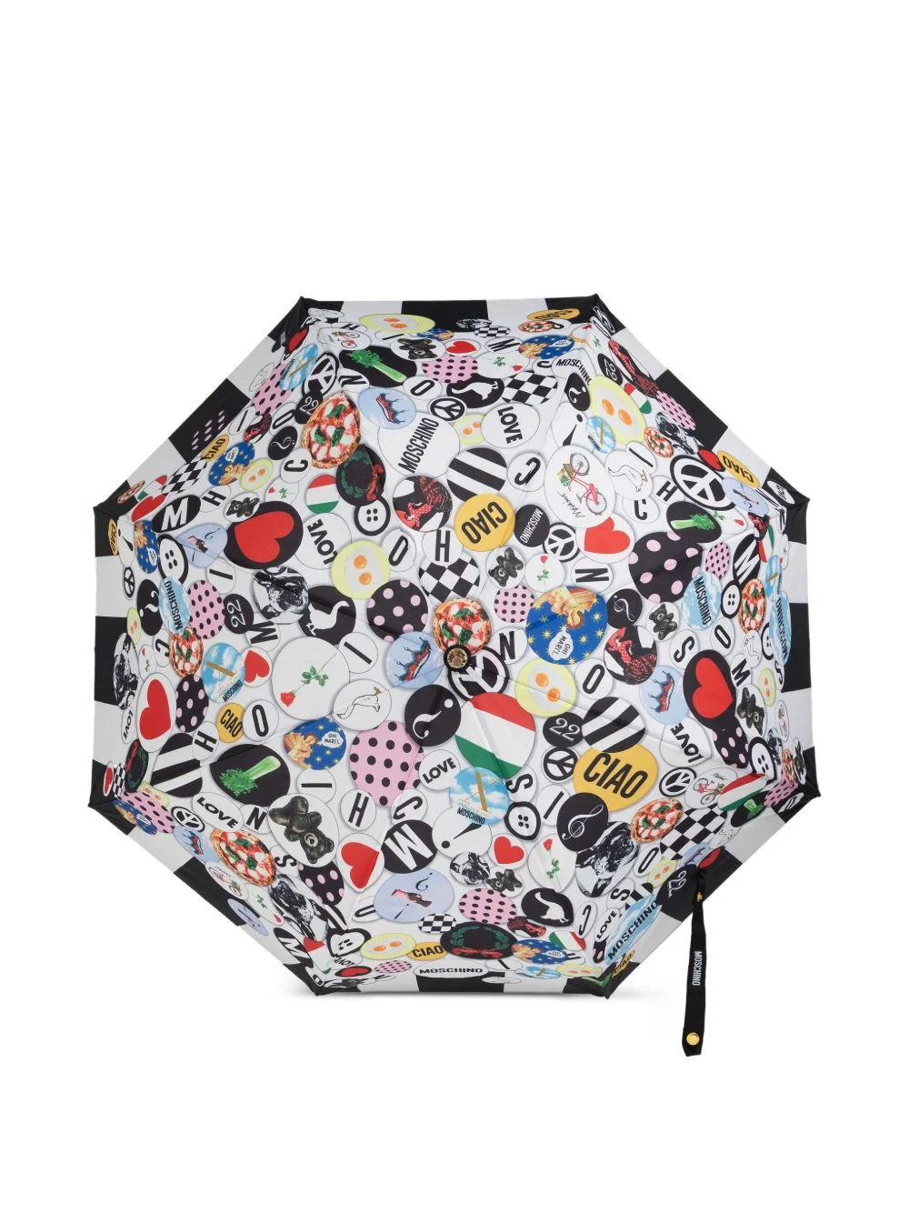 striped patterned umbrella - 1