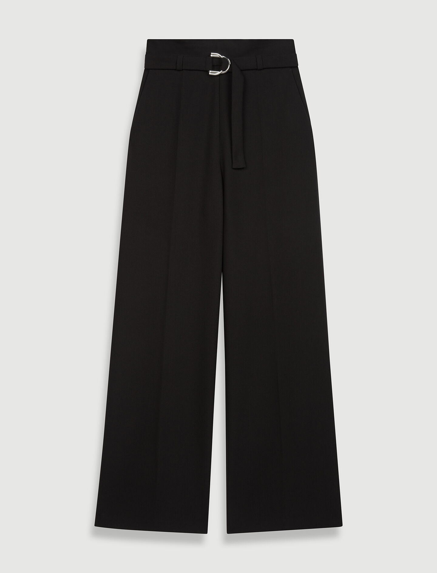 Wide belted trousers - 1