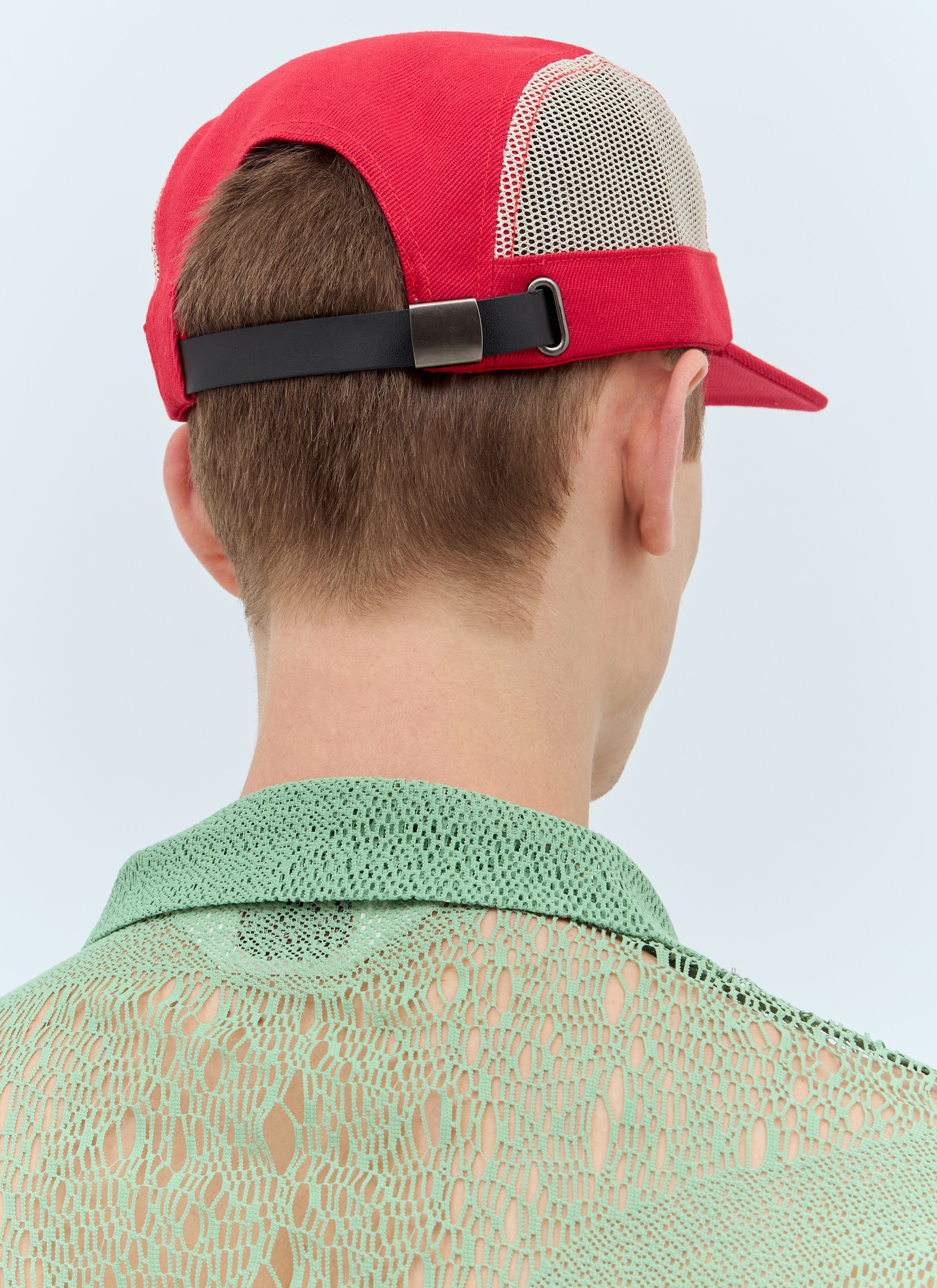Mesh Panel Camp Baseball Cap - 4