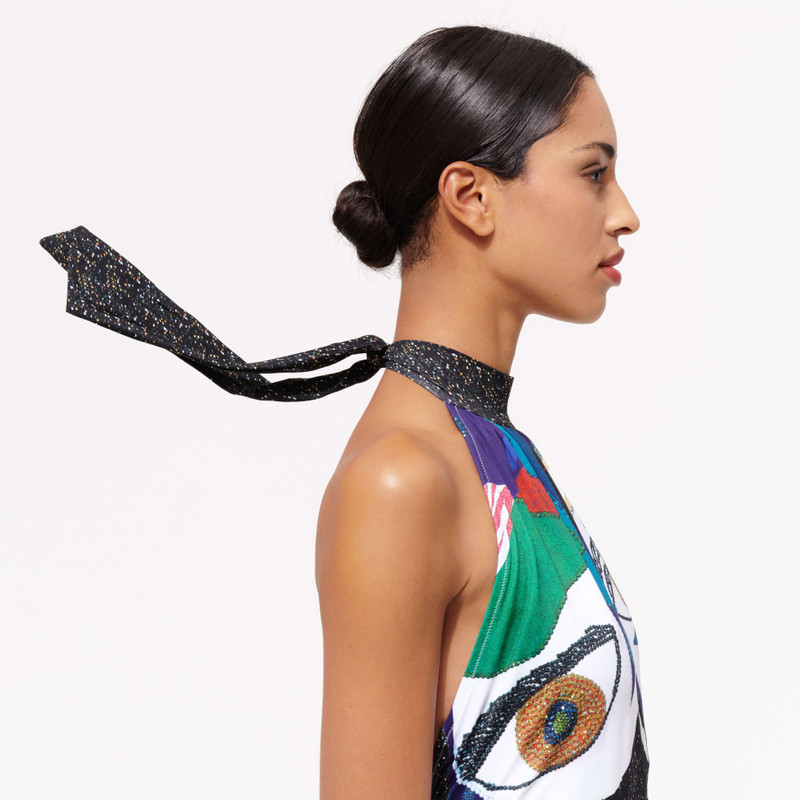 Women One-piece Low-cut Swimsuit Envoûtement - Vilebrequin x Deux femmes noires 4