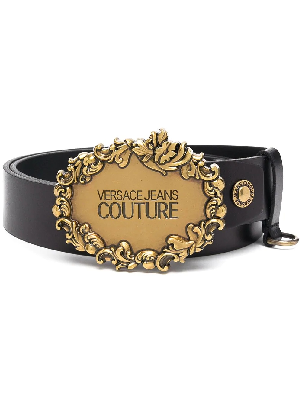 logo-buckle belt  - 1