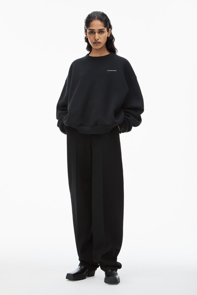 Alexander Wang CREWNECK PULLOVER IN DENSE FLEECE outlook