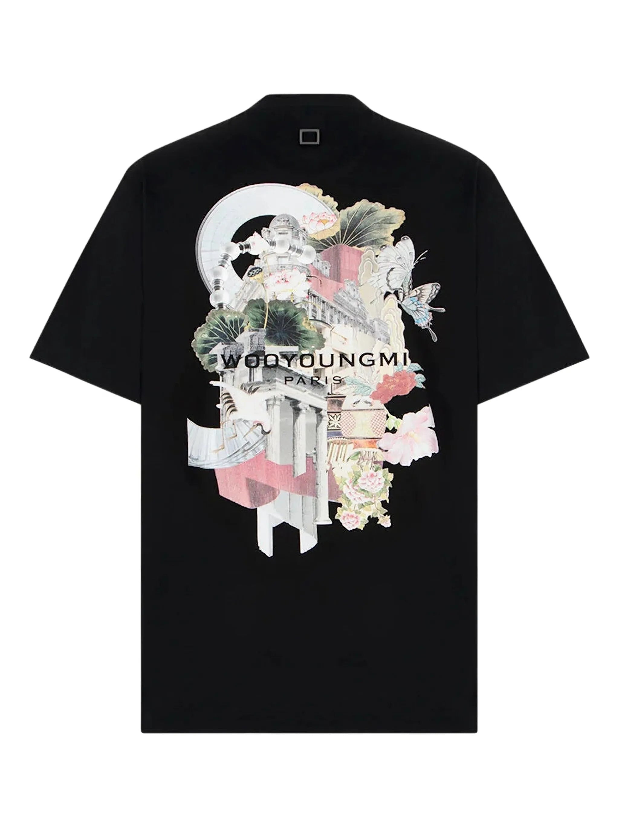 Wooyoungmi Oversized Back Abstract Print Tee - 2