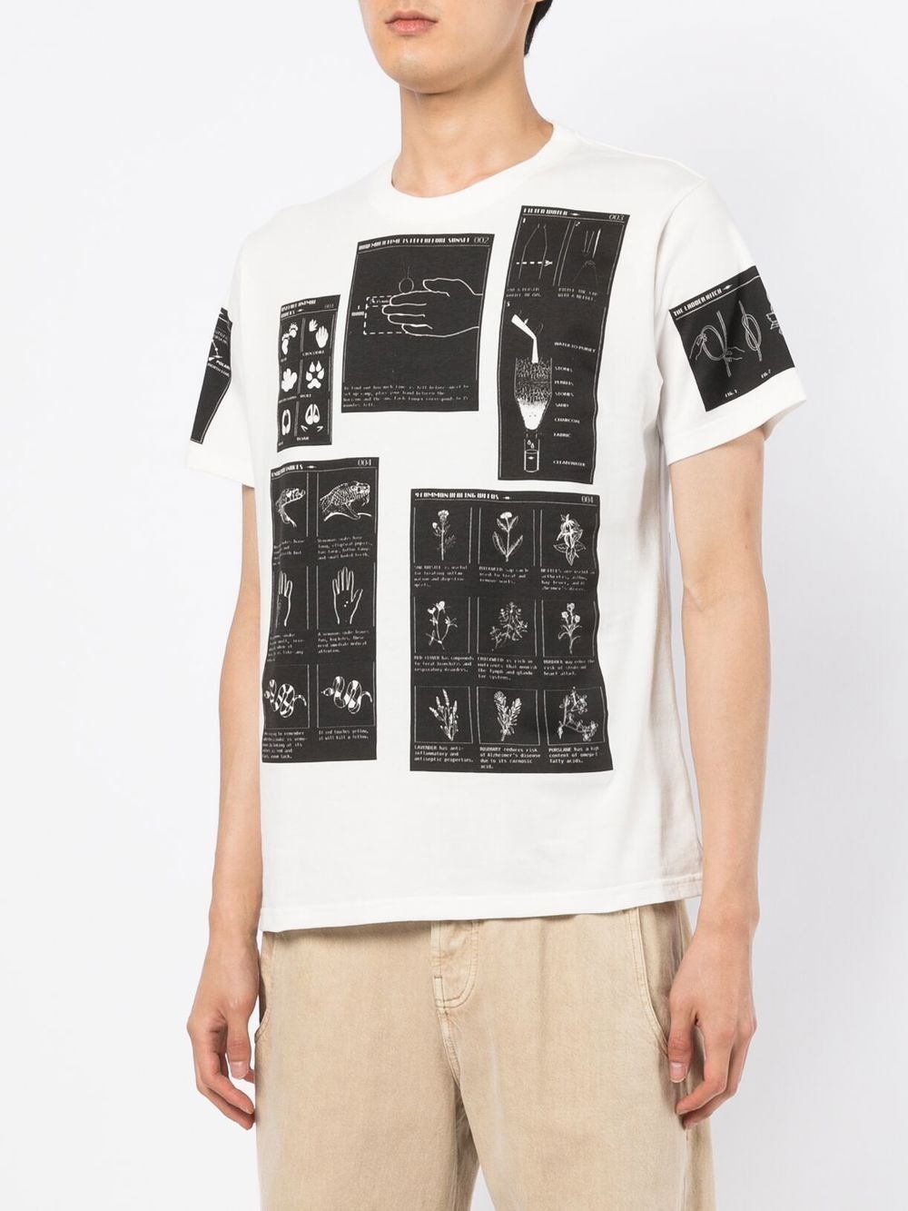 all-over graphic-print T-shirt - 3