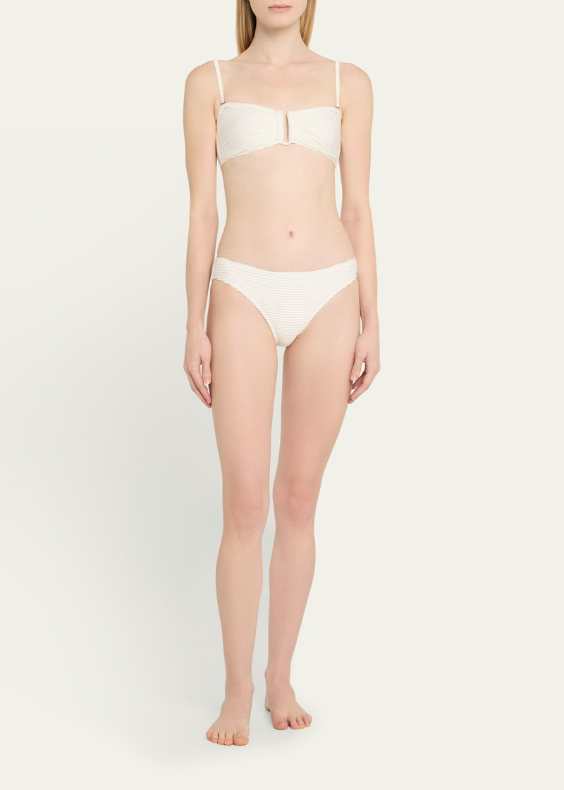 ULLA JOHNSON Santorini Scalloped Bikini Top outlook