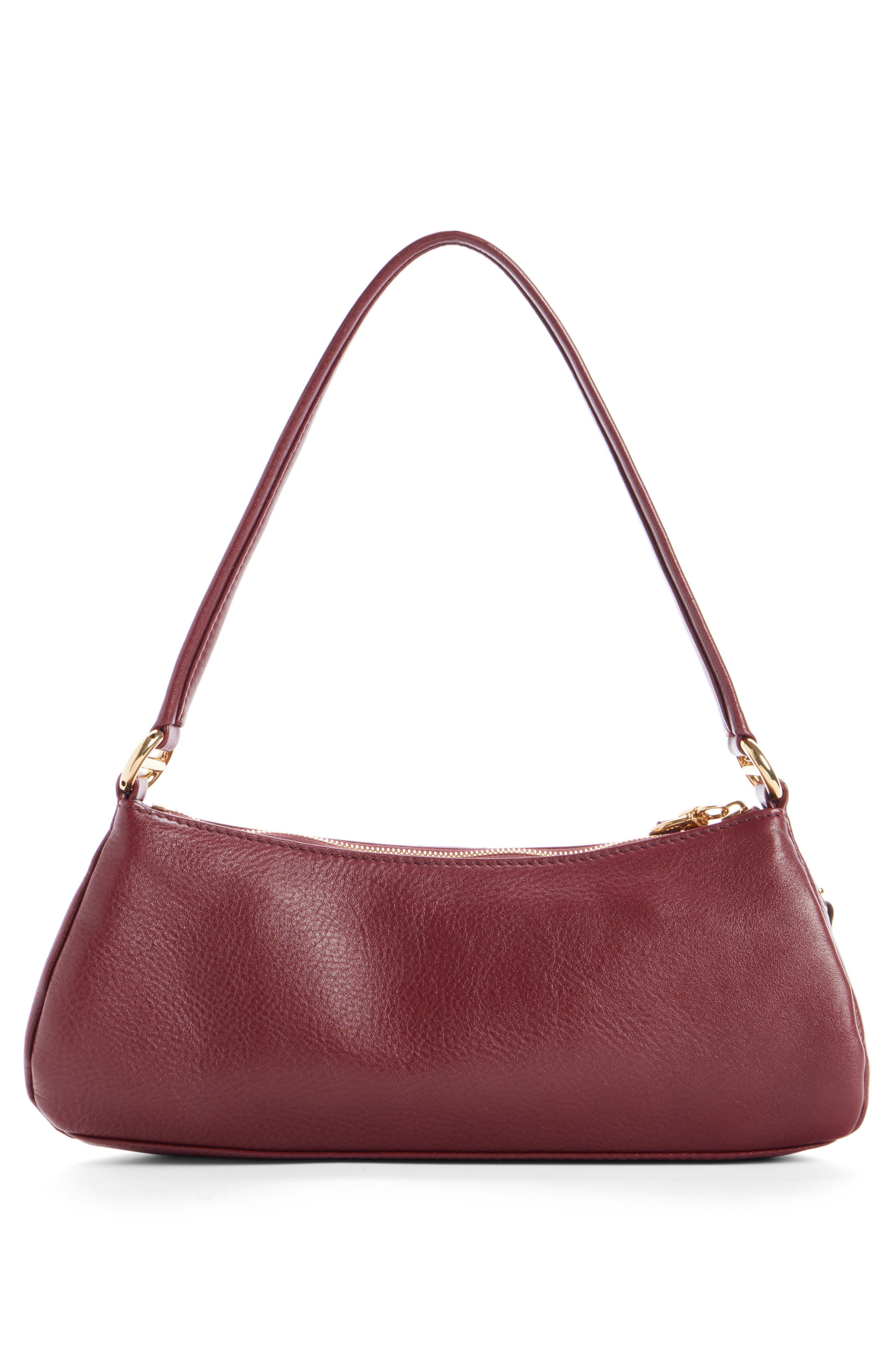 Chloé The 99 Leather Shoulder Bag in Brunet Red 622 at Nordstrom - 3