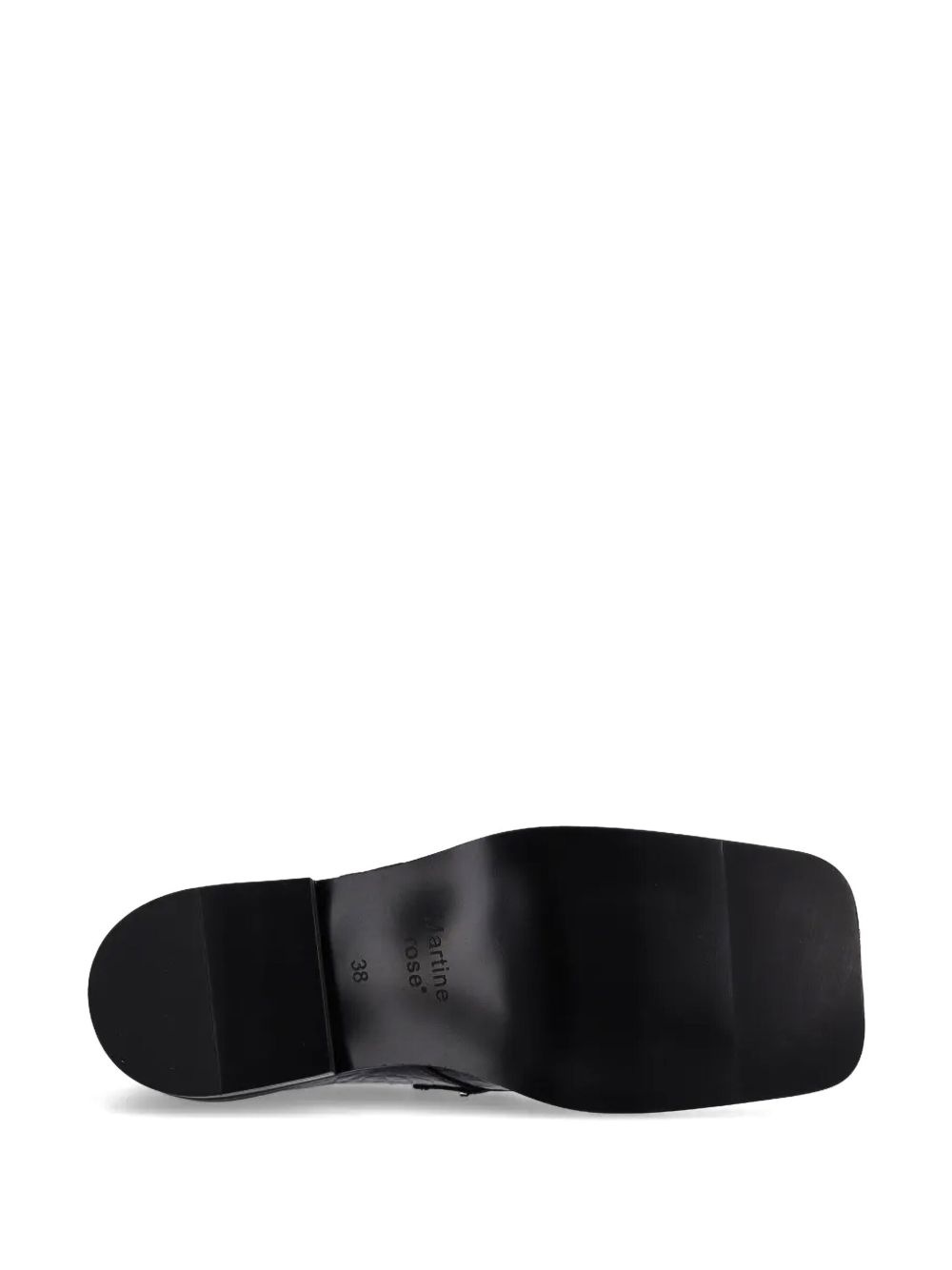 heart buckle loafers - 5
