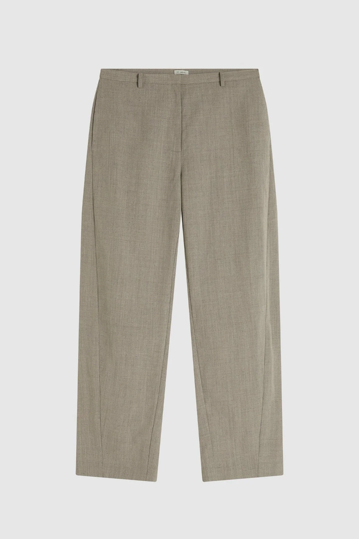 Fine Band Balloon Pants - Pebble Melange - 1