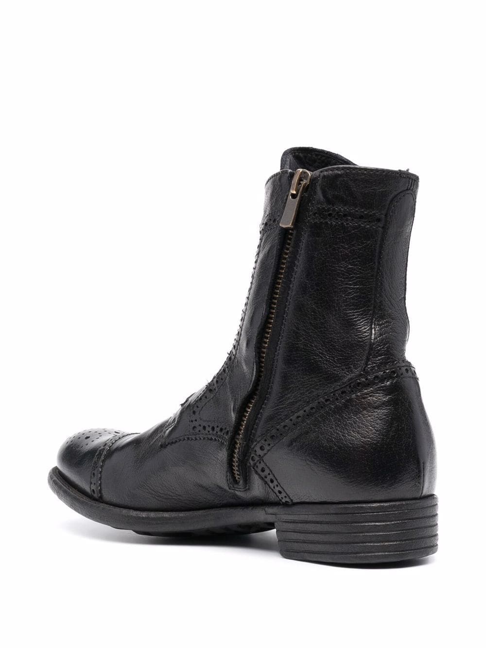 off-centre button boots - 3