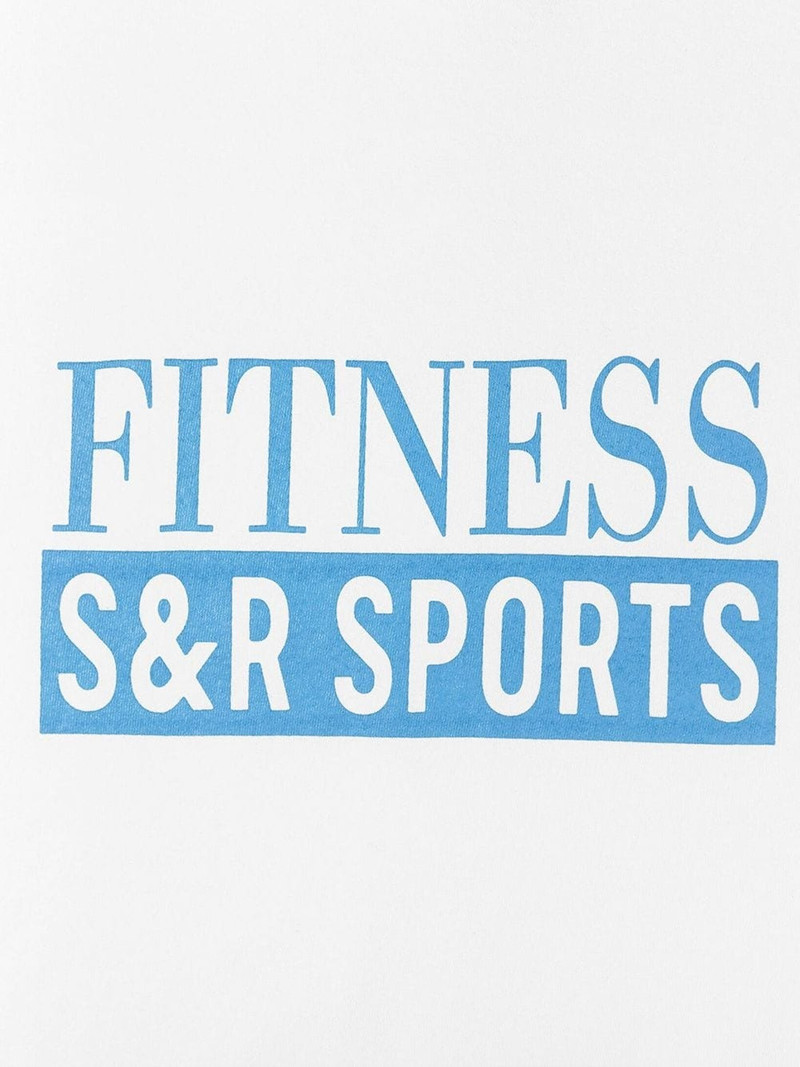 Sporty & Rich logo-print cotton sweatshirt outlook