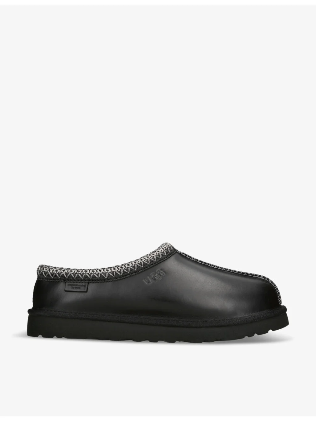 Tasman branded leather slippers - 1