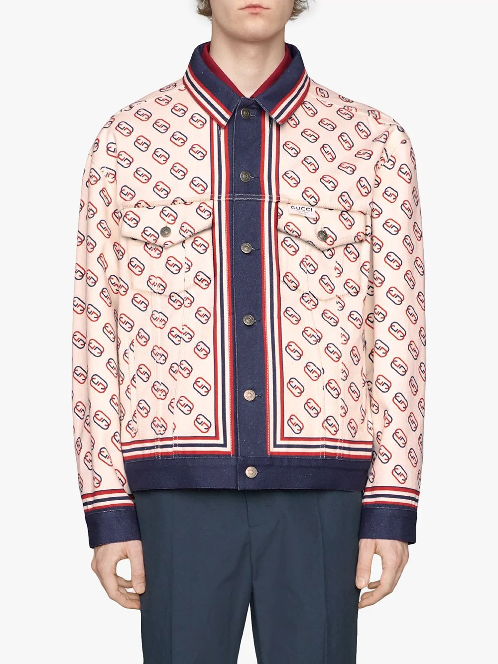 printed  twill jacket - 3