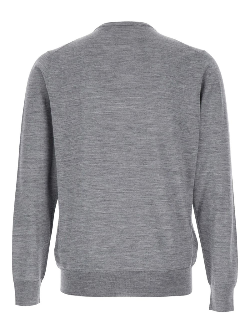 LARDINI knitted crew-neck jumper outlook
