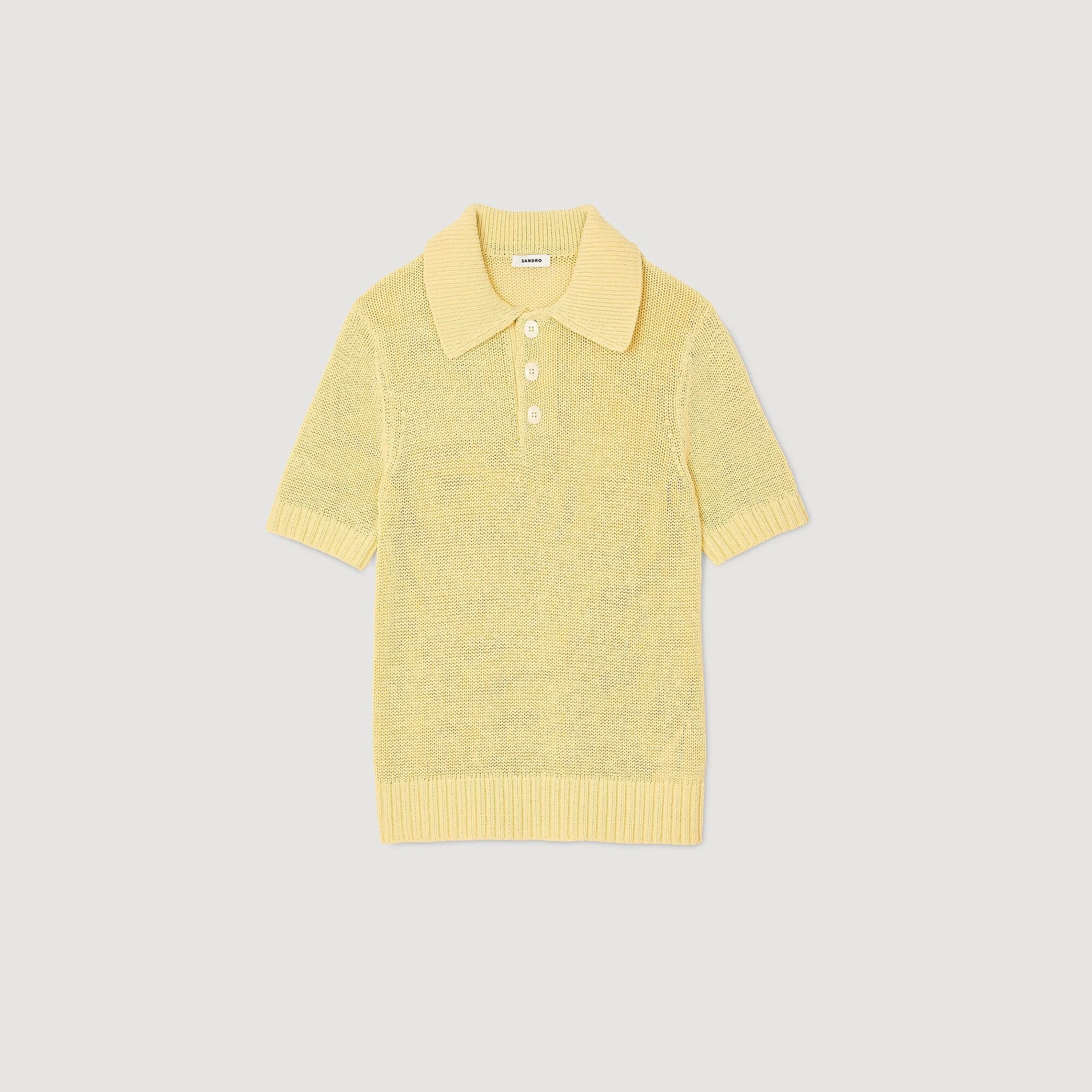 KNIT POLO SHIRT - 1