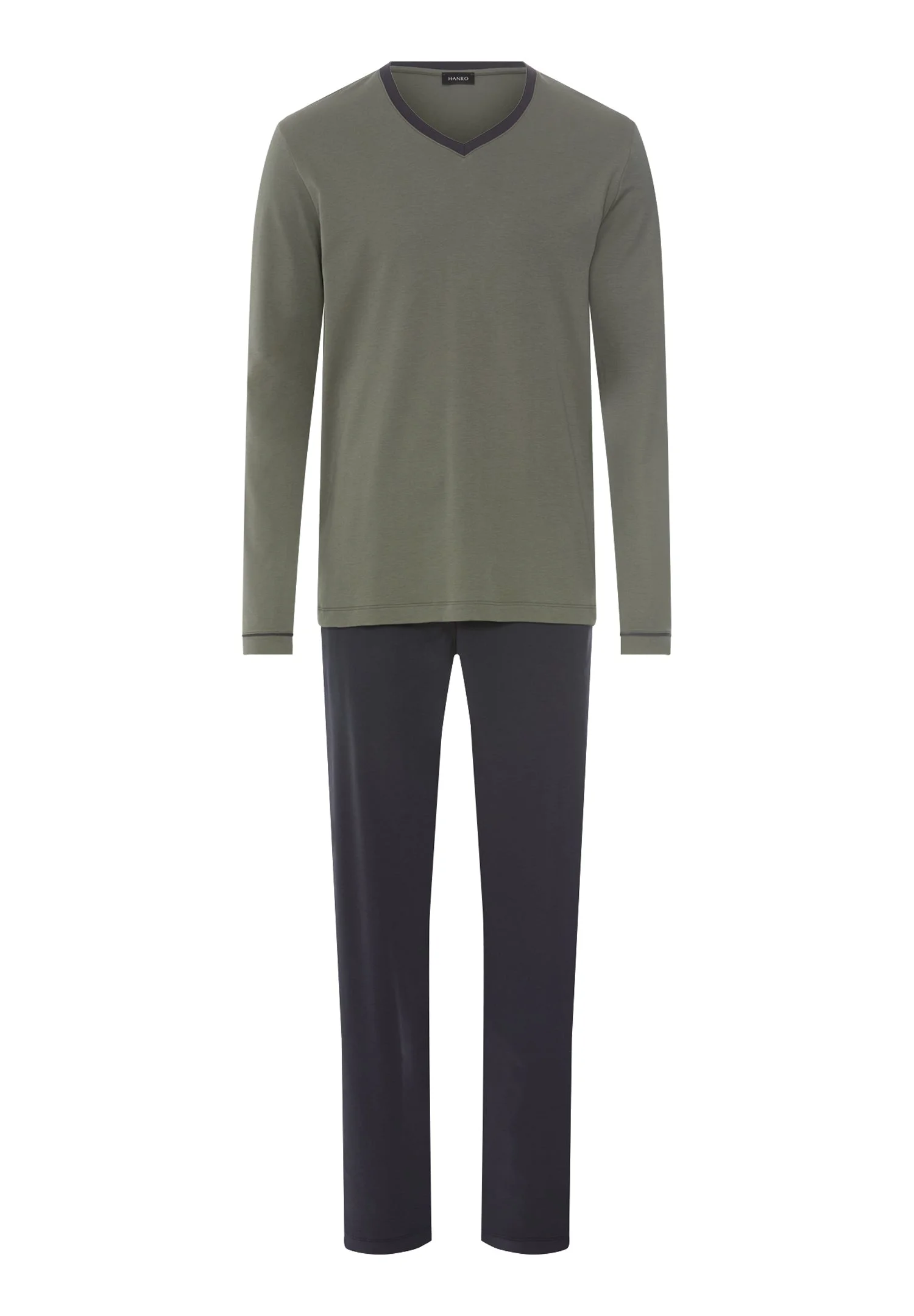 Night & Day Cotton V-Neck Pajama Set - 1