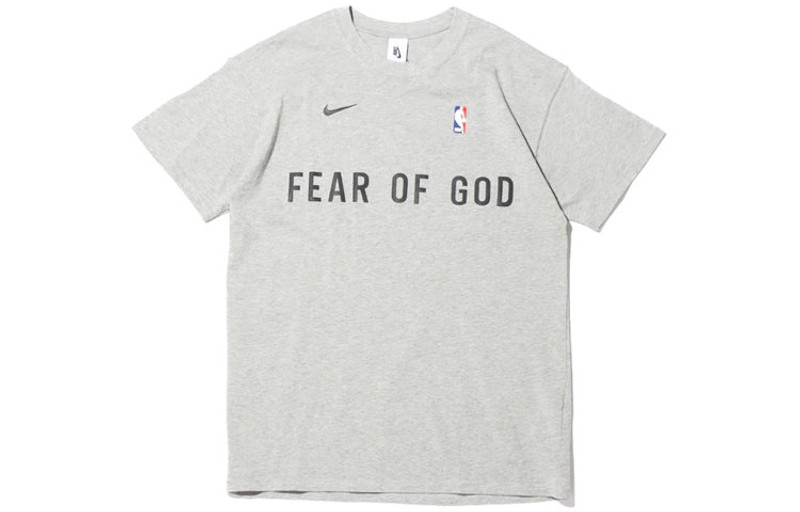 Nike Nike x Fear of God x NBA Short Sleeve Men Grey Dark gray CU4699-063 outlook