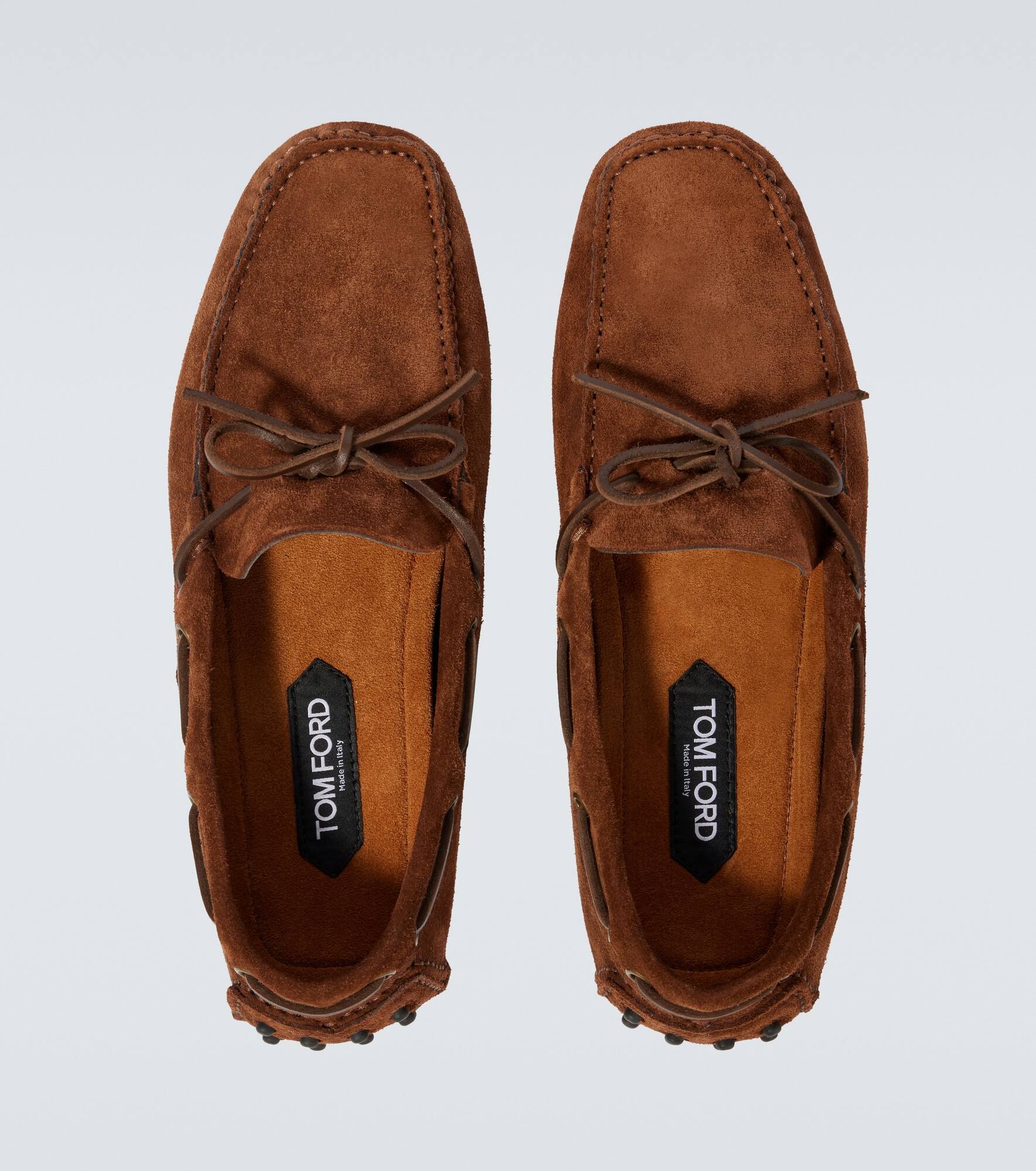 Rod suede driving shoes - 4