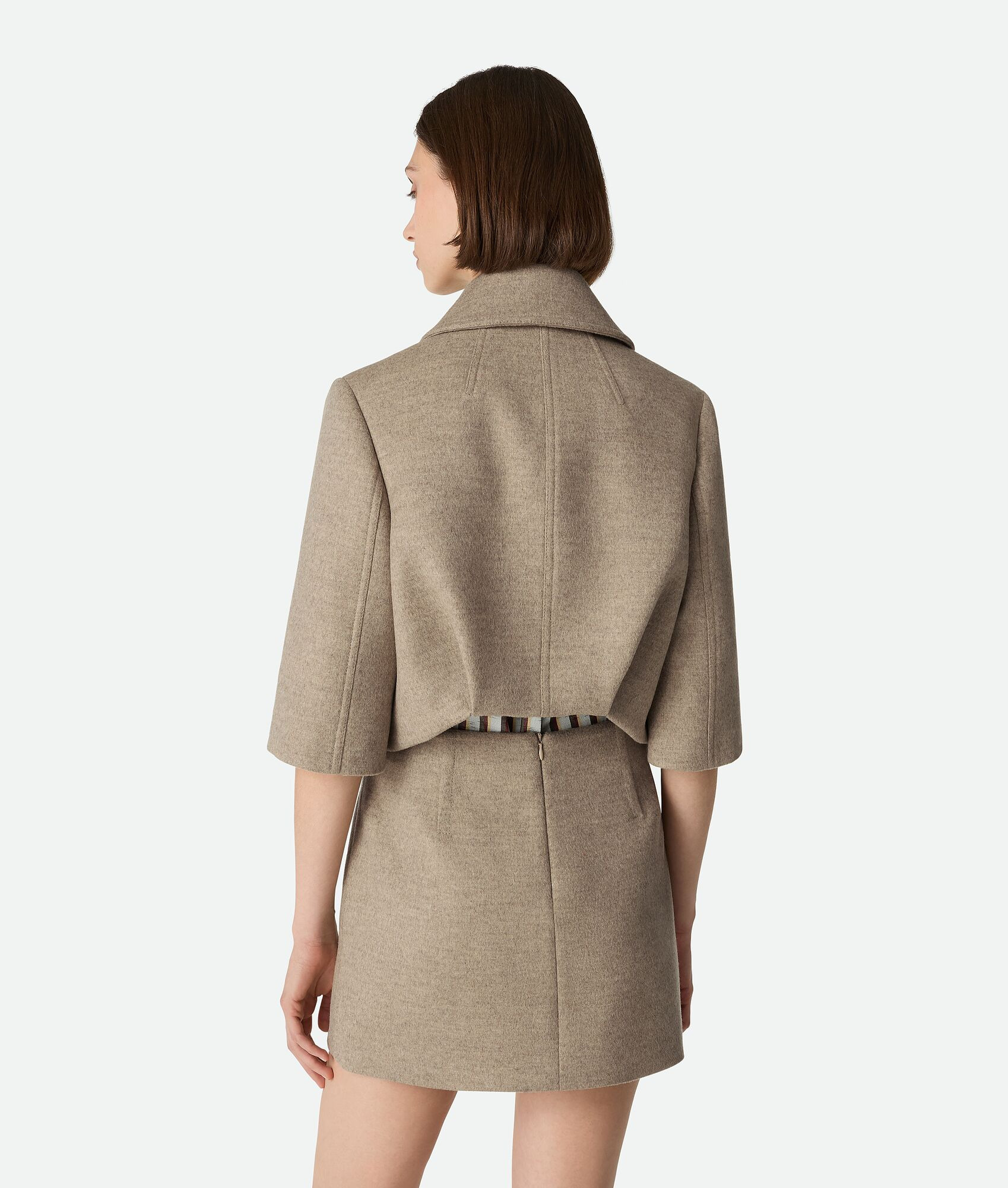 Wool And Cashmere Cropped Jacket - 3