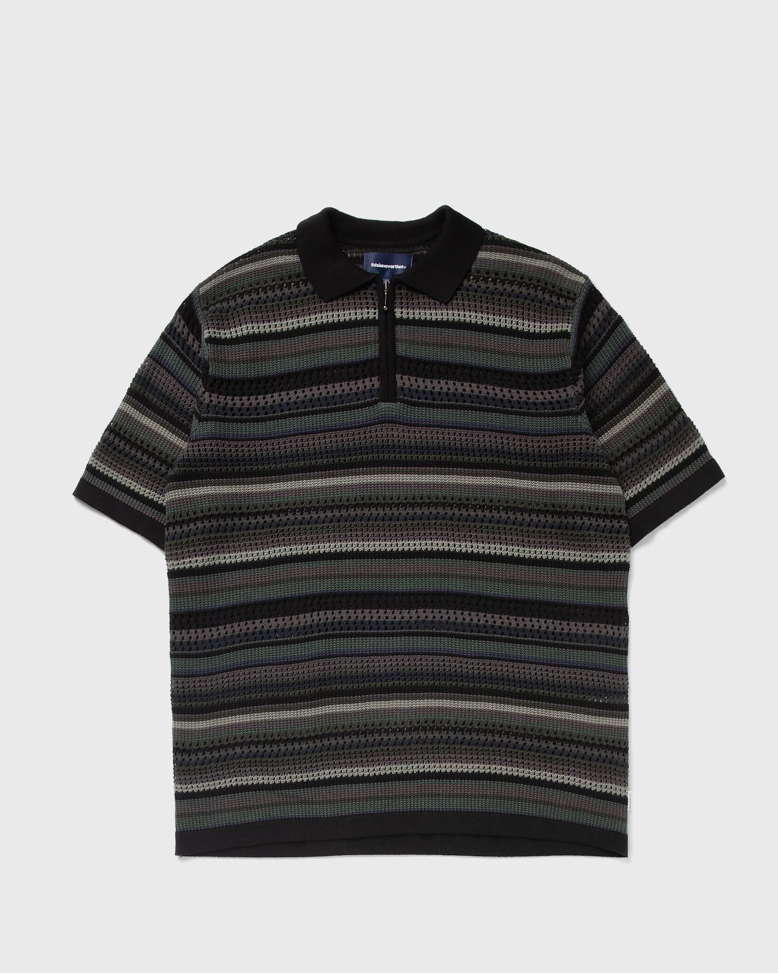 Striped S/S KnIt Polo - 1