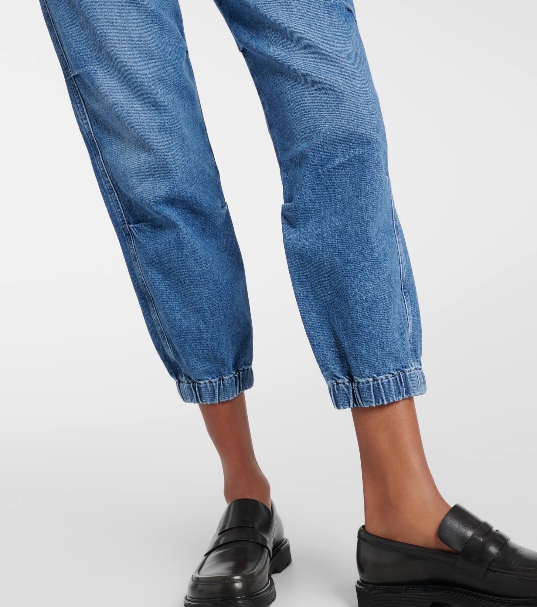 Agni mid-rise twill tapered pants - 5