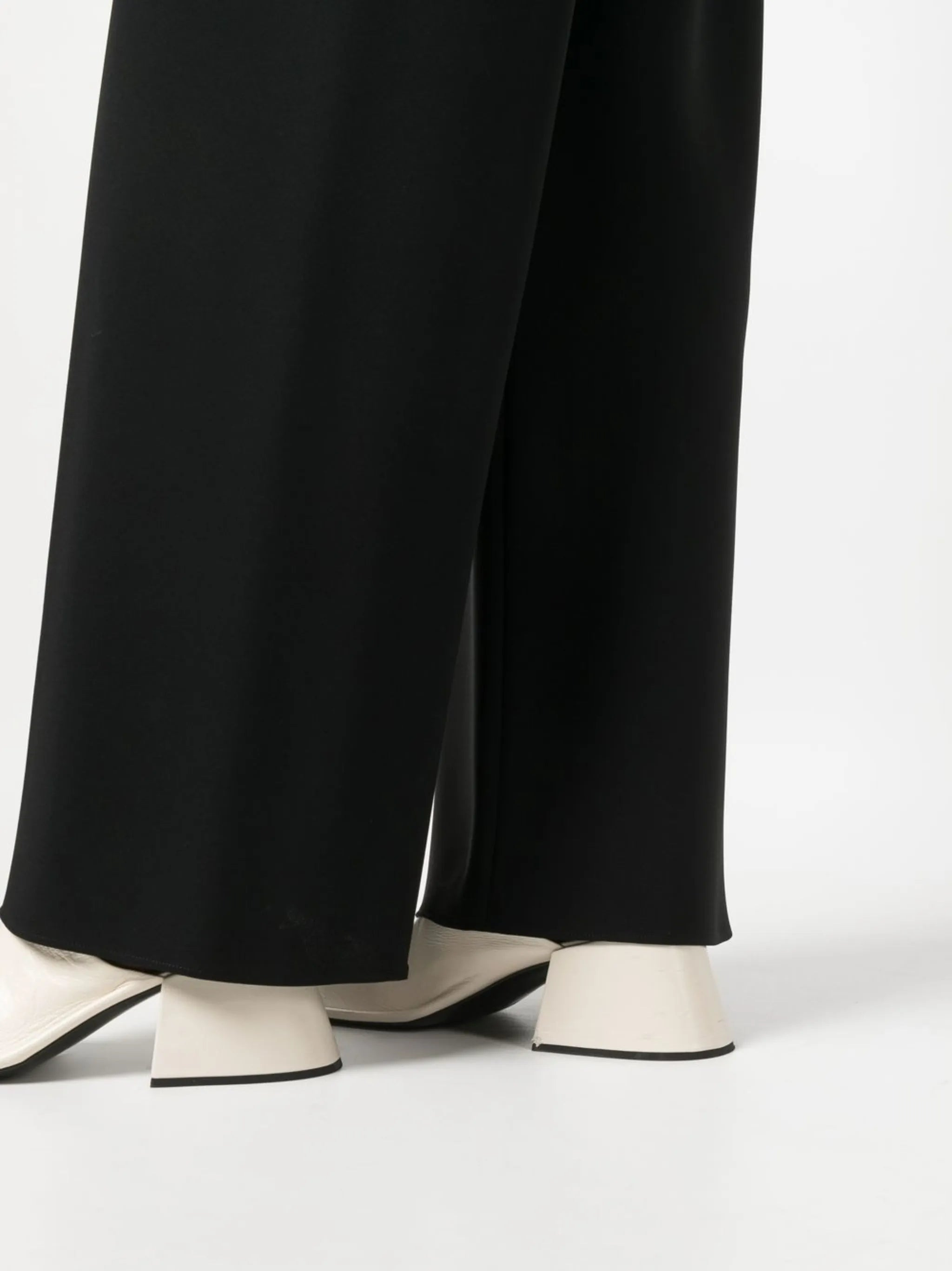 high-waisted wide-leg trousers - 5