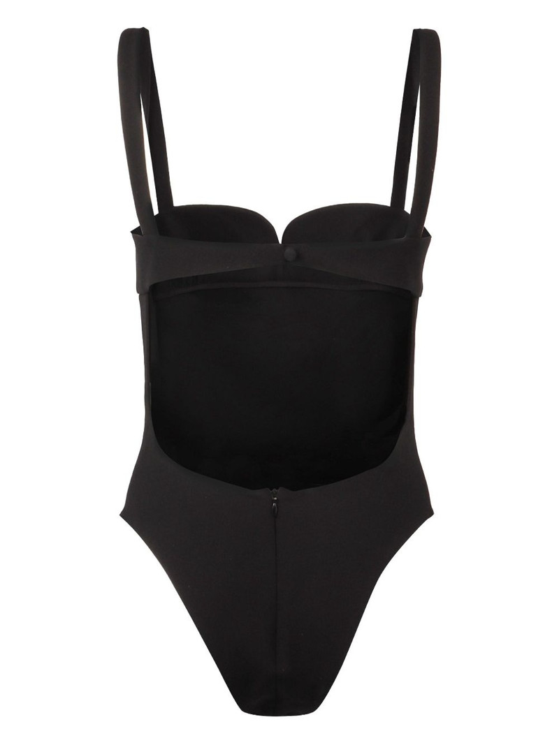MAGDA BUTRYM strapless sweetheart swimsuit outlook