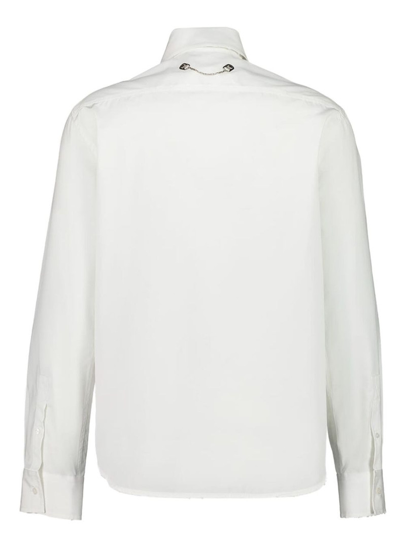 Off-White side-zip long-sleeve shirt outlook