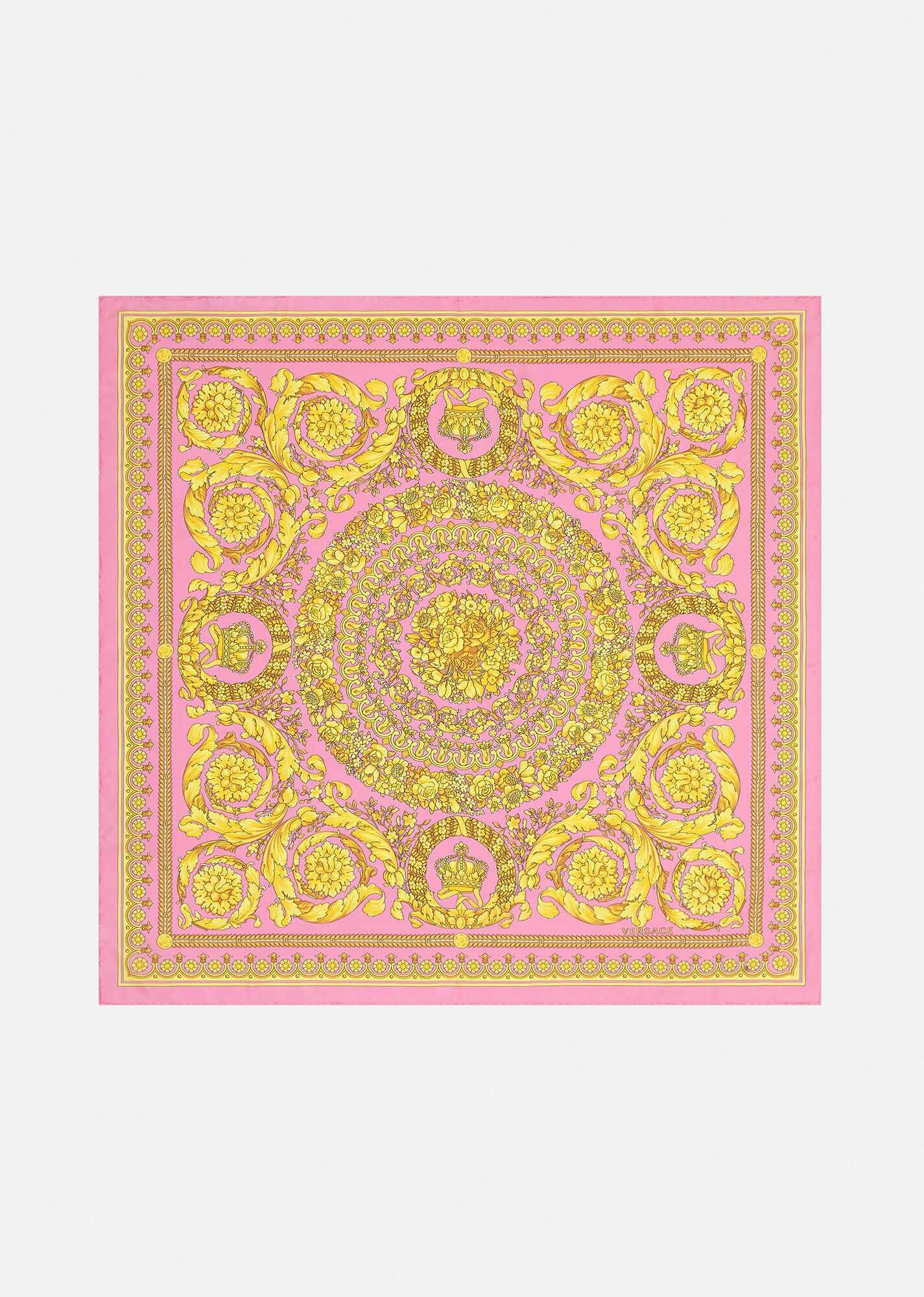 Barocco print scarf - 1