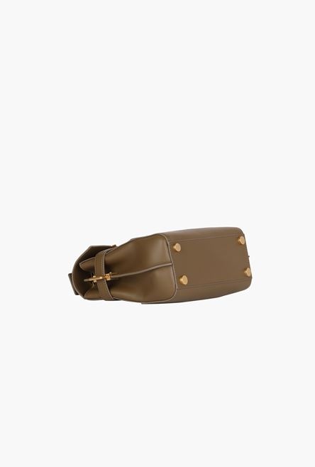 Khaki smooth leather B-Buzz 23 bag - 5