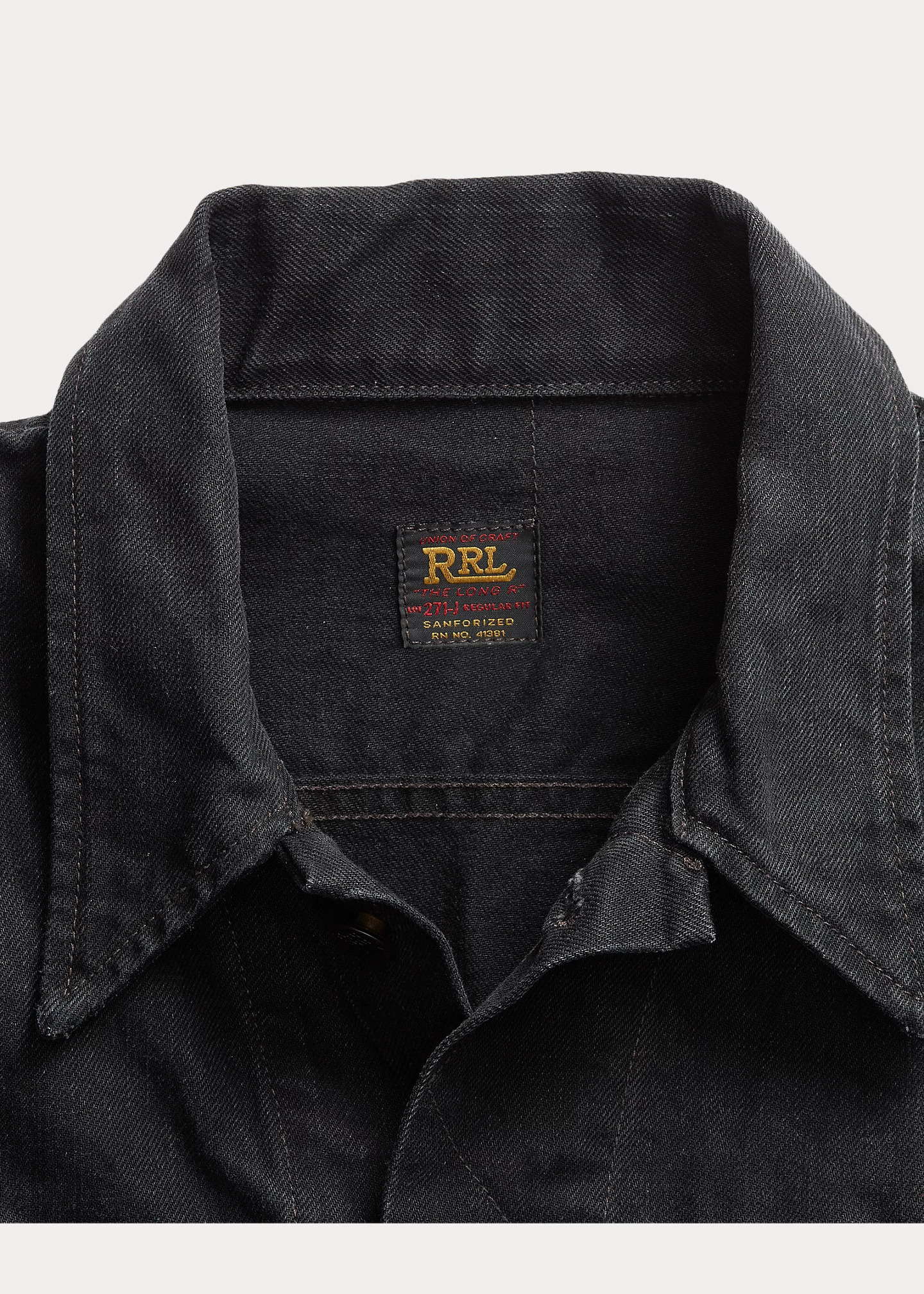 Worn-In Black Denim Trucker Jacket - 3