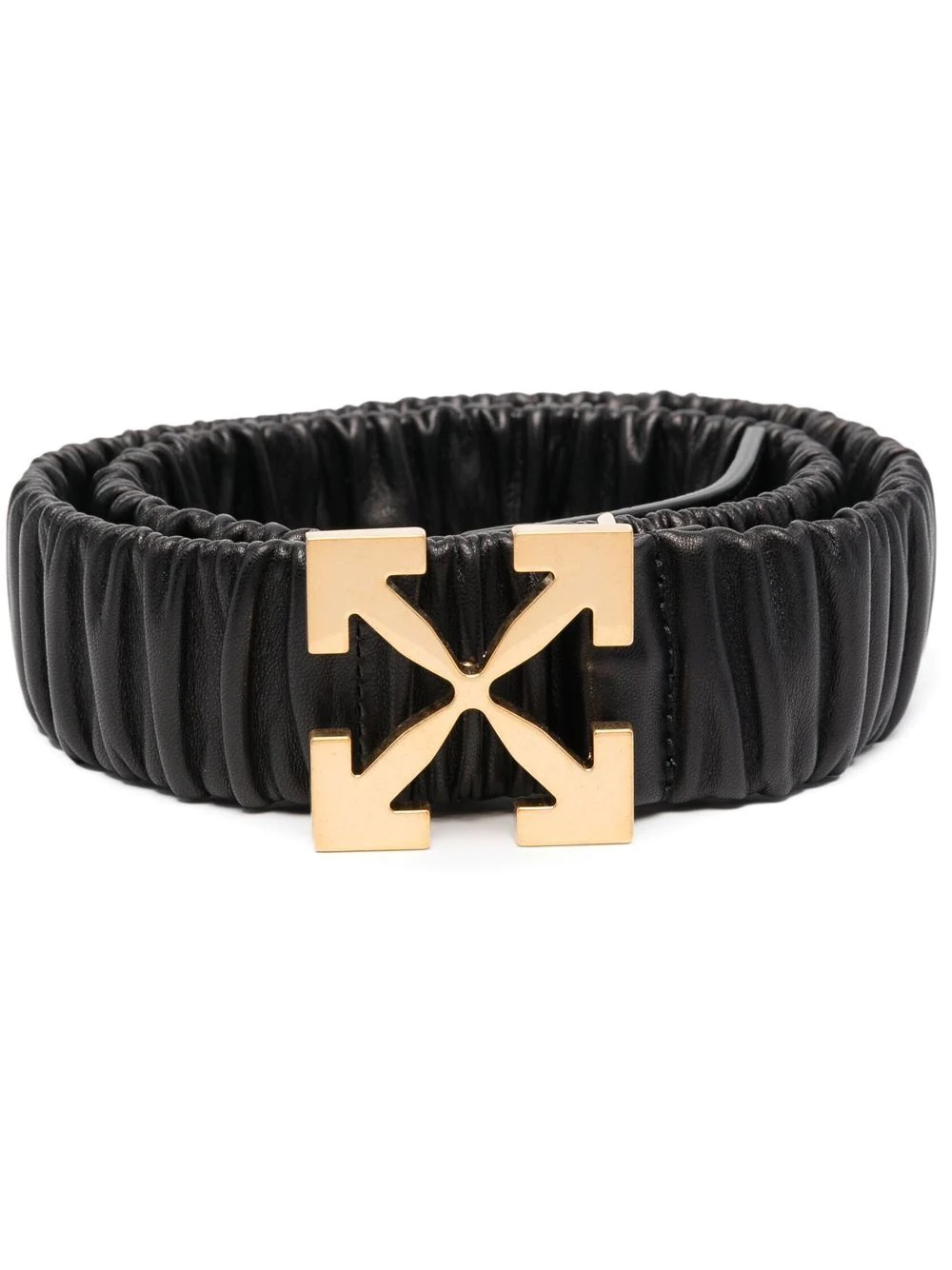 Arrows-motif buckle-fastening belt - 1