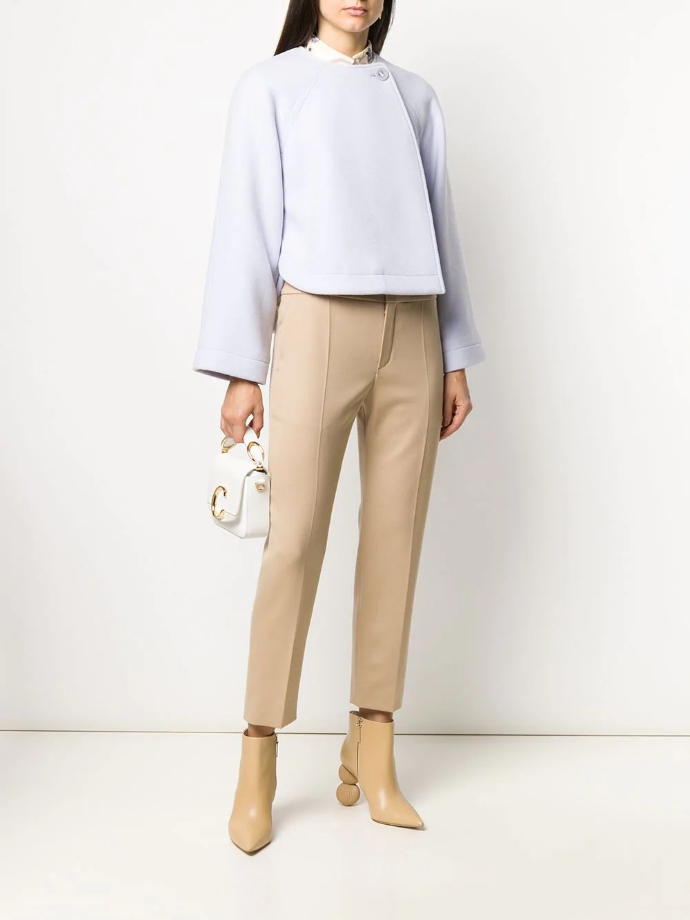 tailored cropped trousers - 2