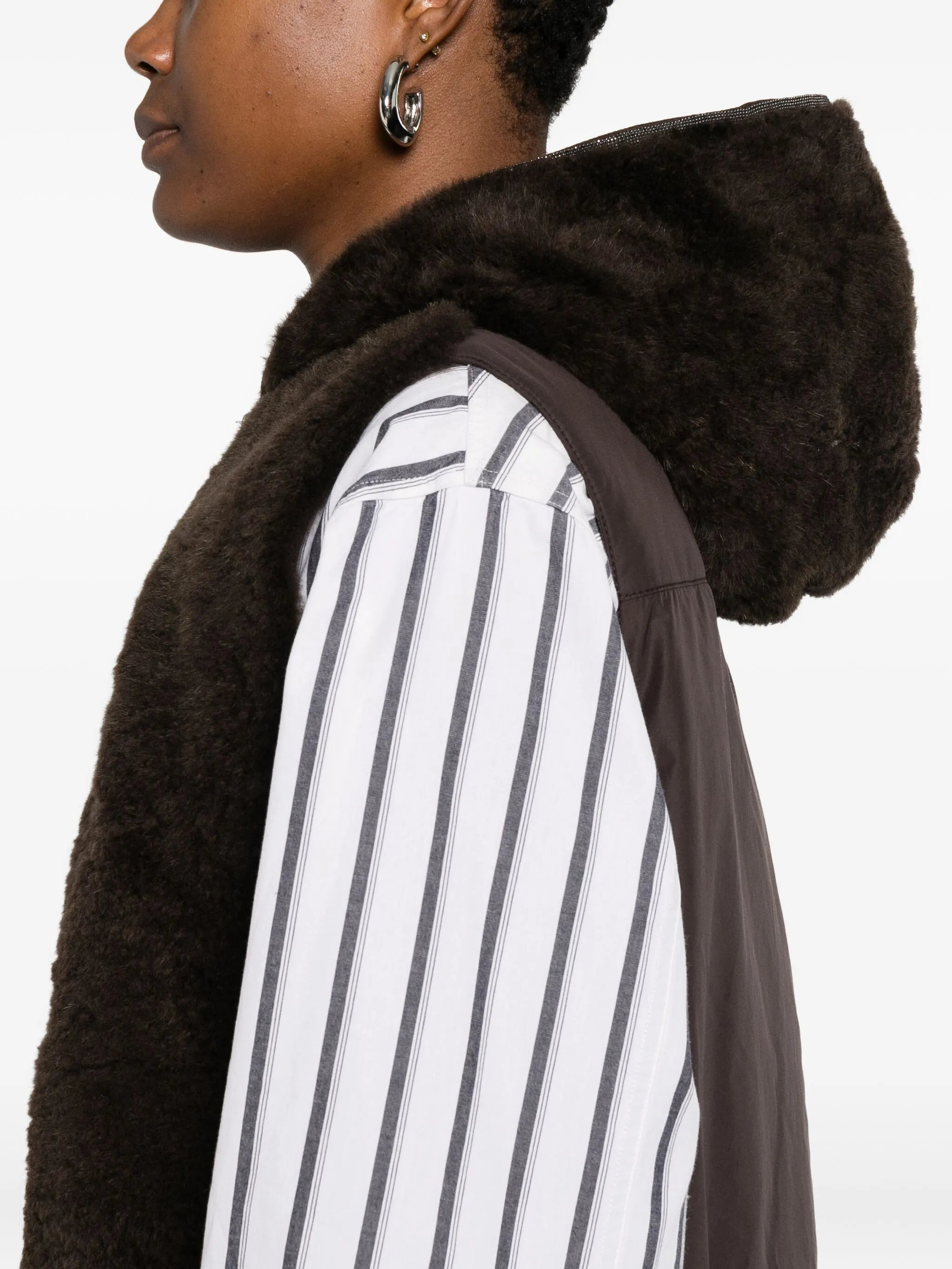 Brunello Cucinelli Hooded Faux-fur Gilet - 6
