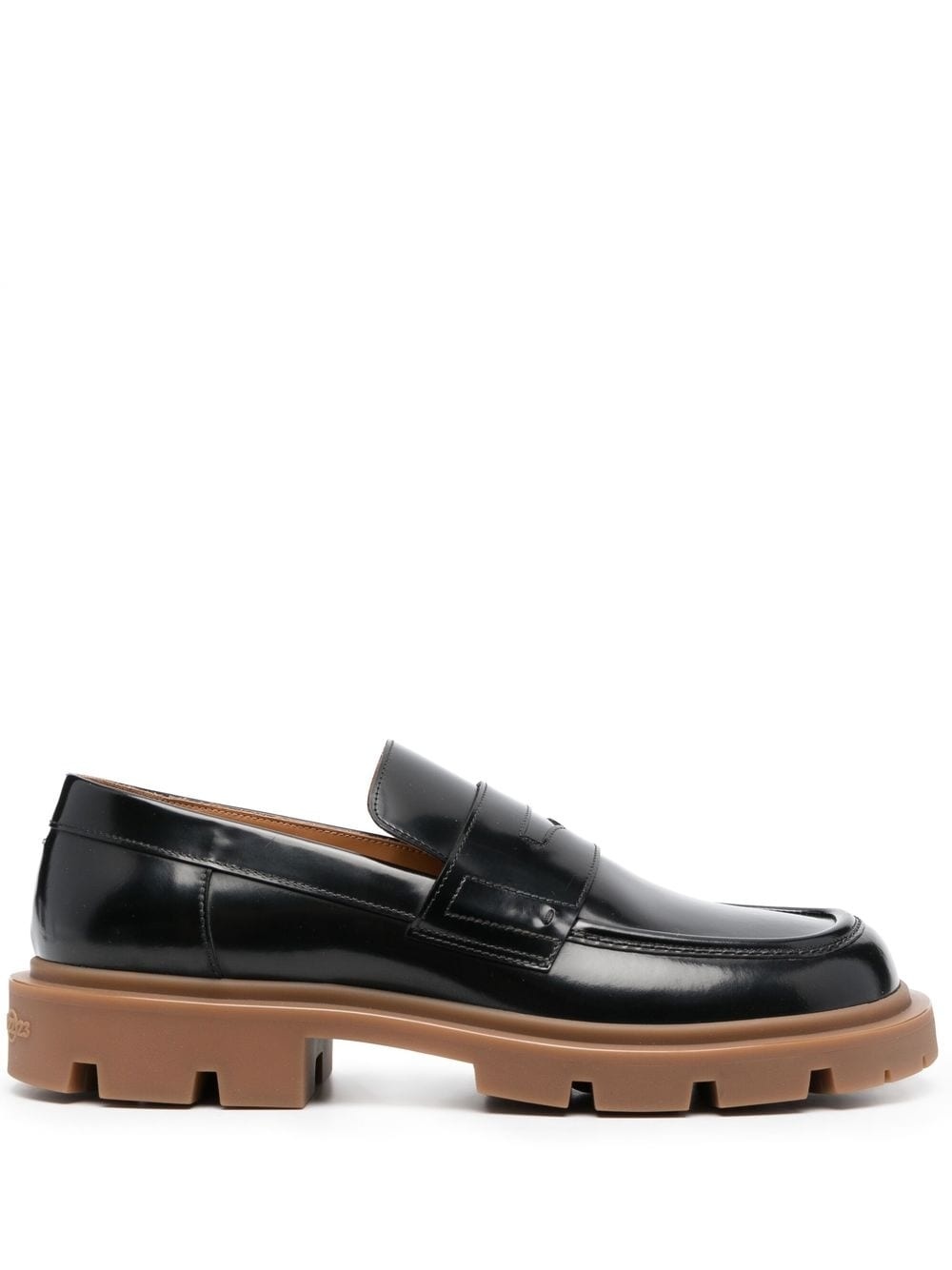 patent slip-on loafers - 1