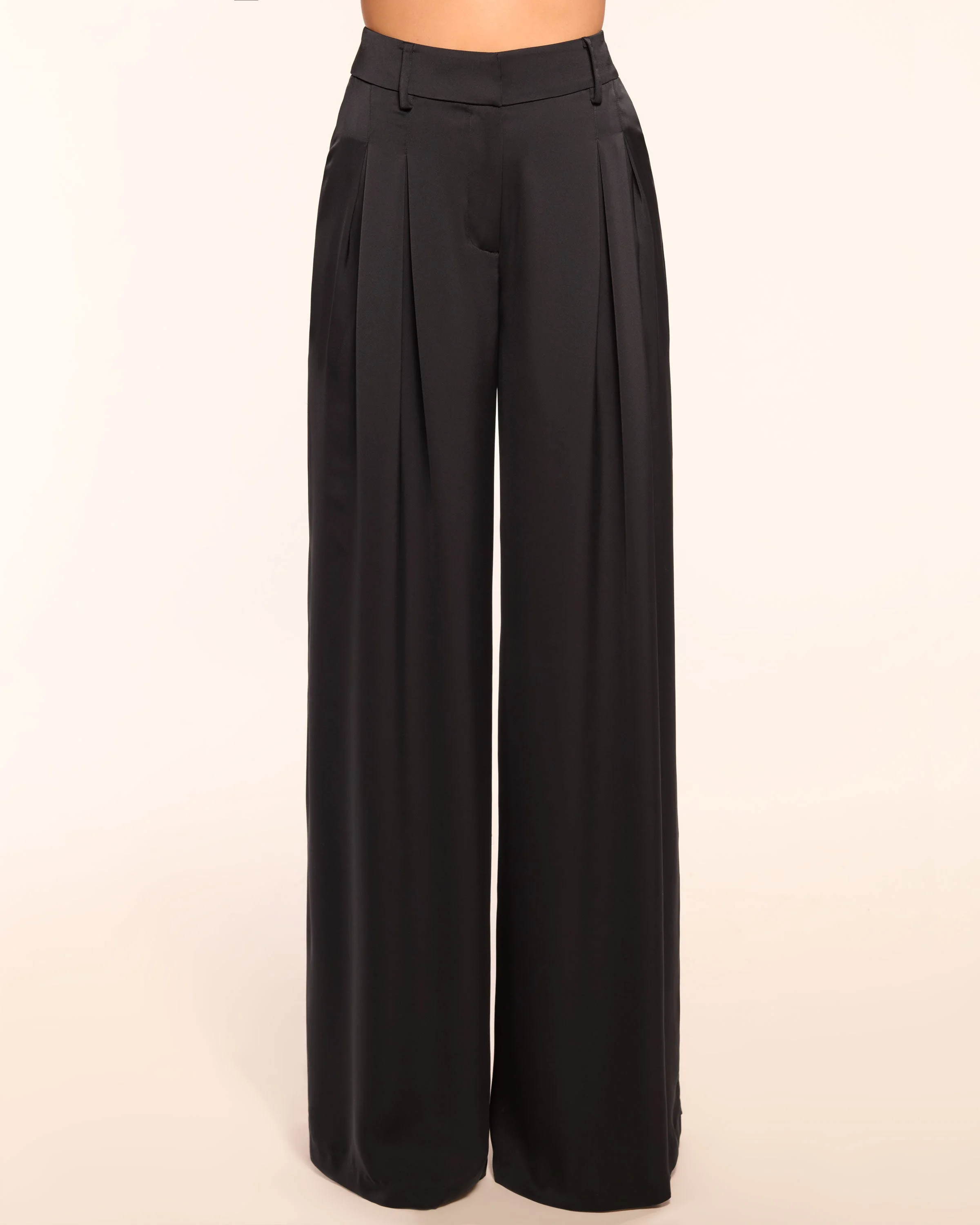 Oscar Pleated Wide Leg Pant - 1