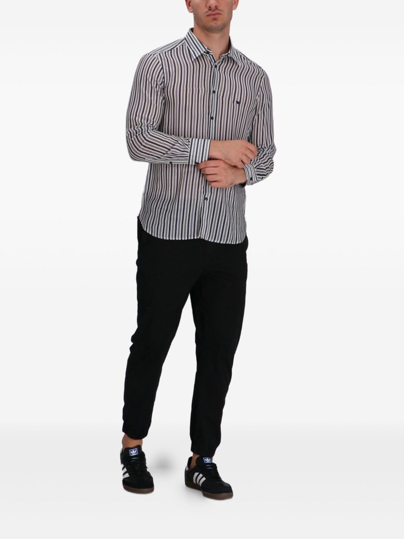 EMPORIO ARMANI striped long-sleeve shirt outlook