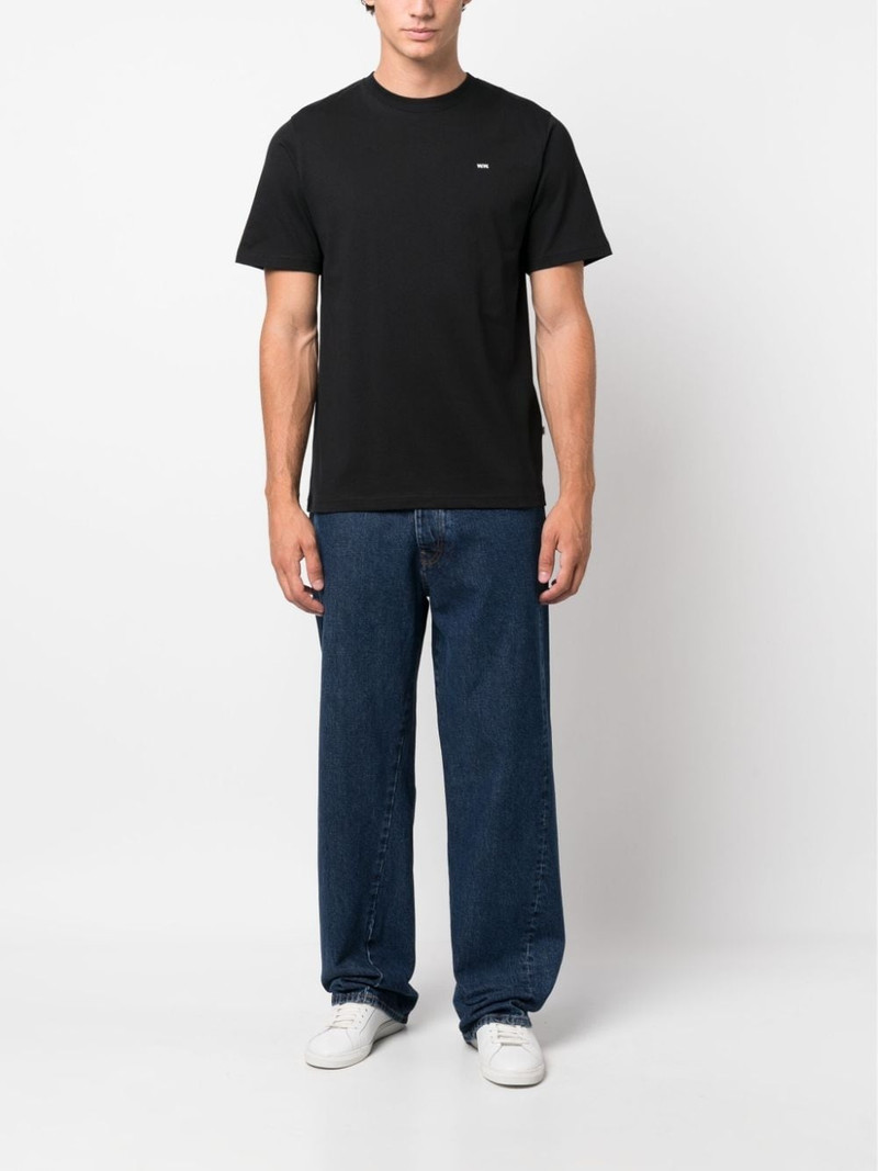 Wood Wood logo-print cotton T-Shirt outlook