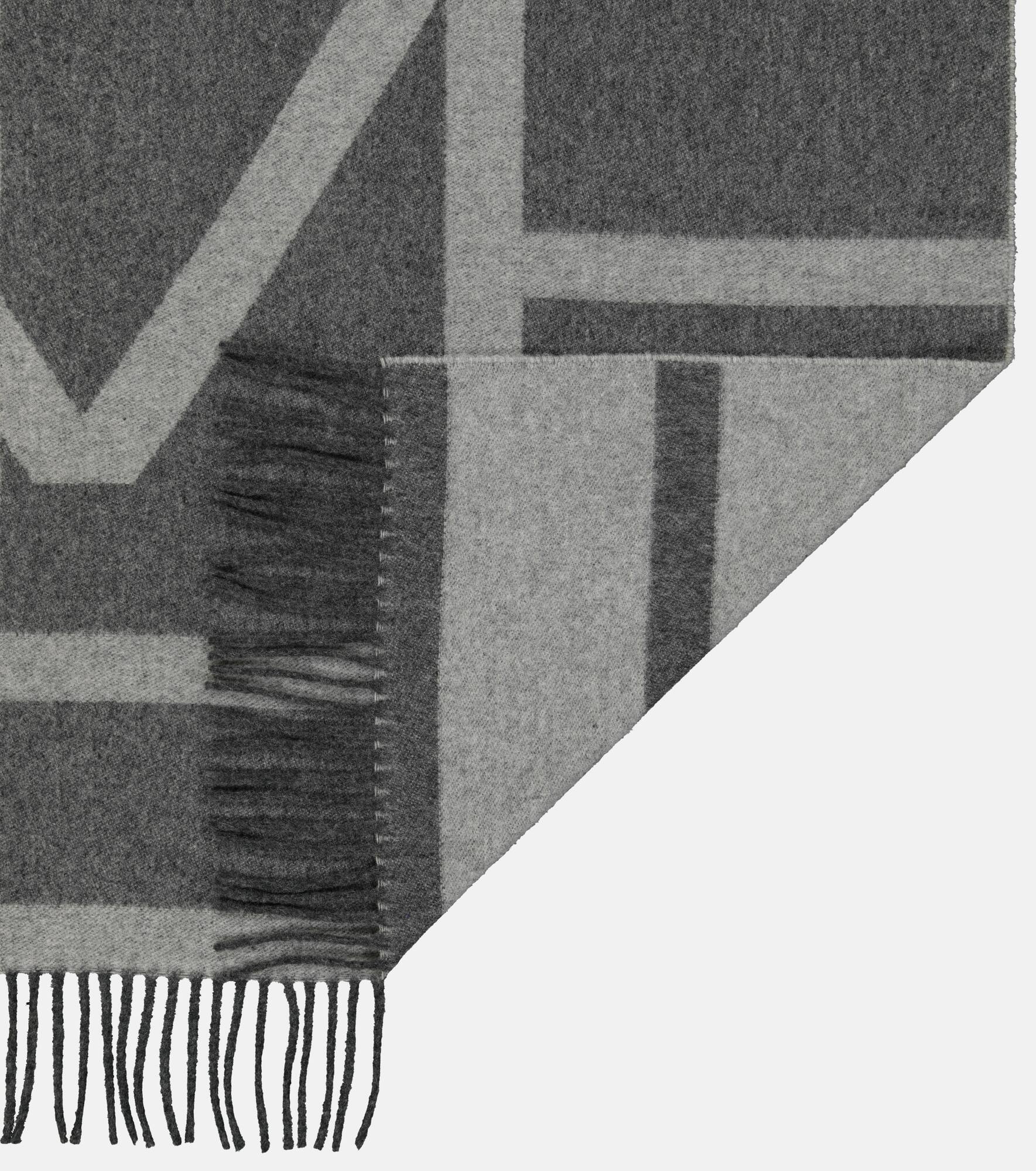 Striped wool scarf - 4