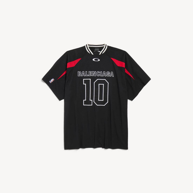 Men's Balenciaga | Nba Collaboration Oversized T-shirt in Black/multicolor 1
