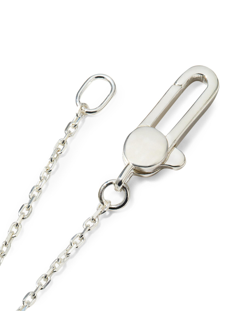 Women's Heart Charm Sterling Silver Bracelet - Silver 4