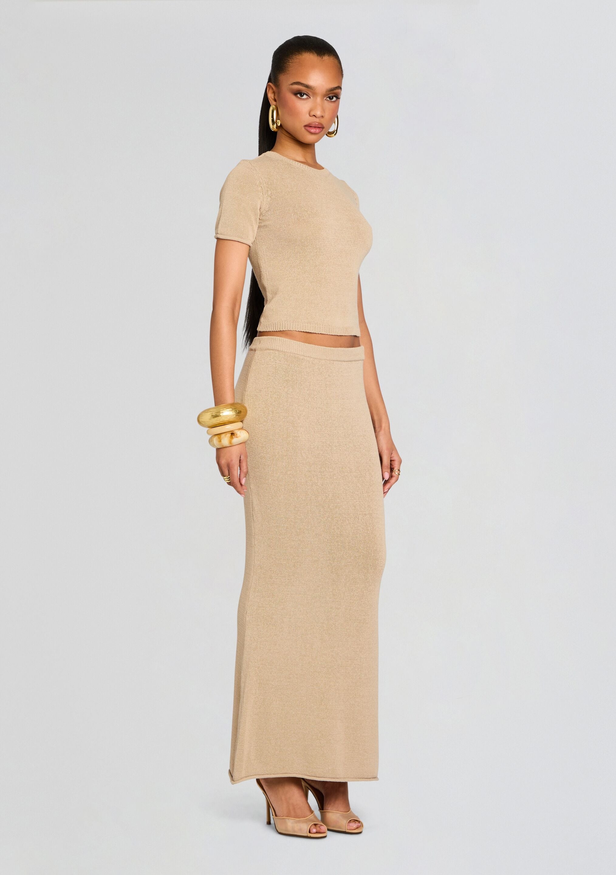KORA KNIT MAXI SKIRT - 3