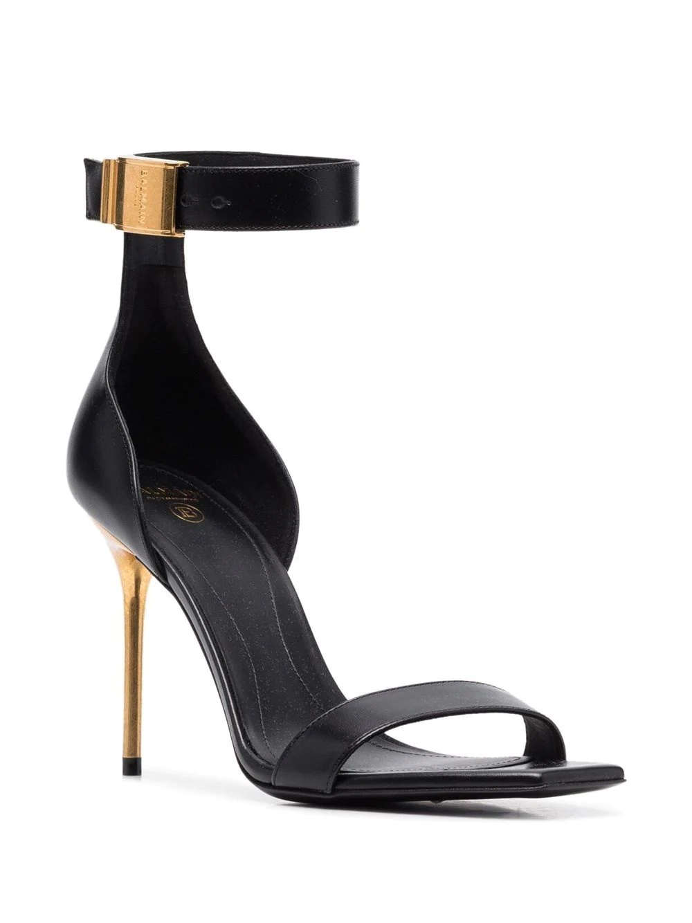 logo-buckle 95mm pumps - 2