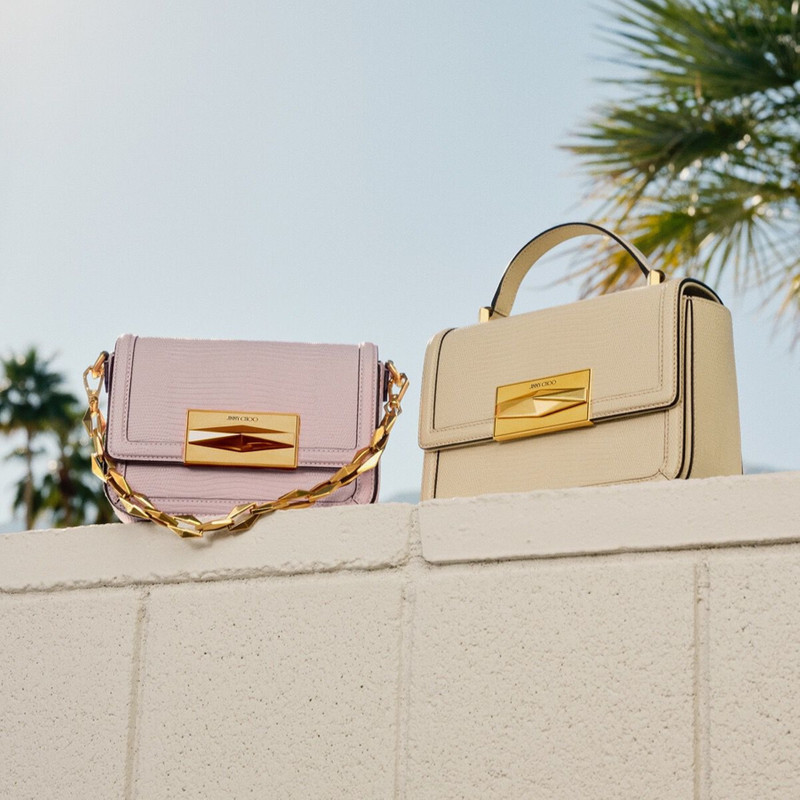 Diamond Crossbody
Rose Lizard Print Crossbody Bag 6