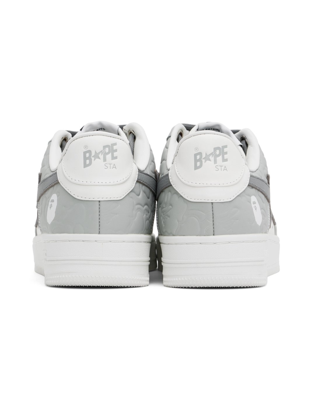 Gray & White STA #4 Sneakers - 2