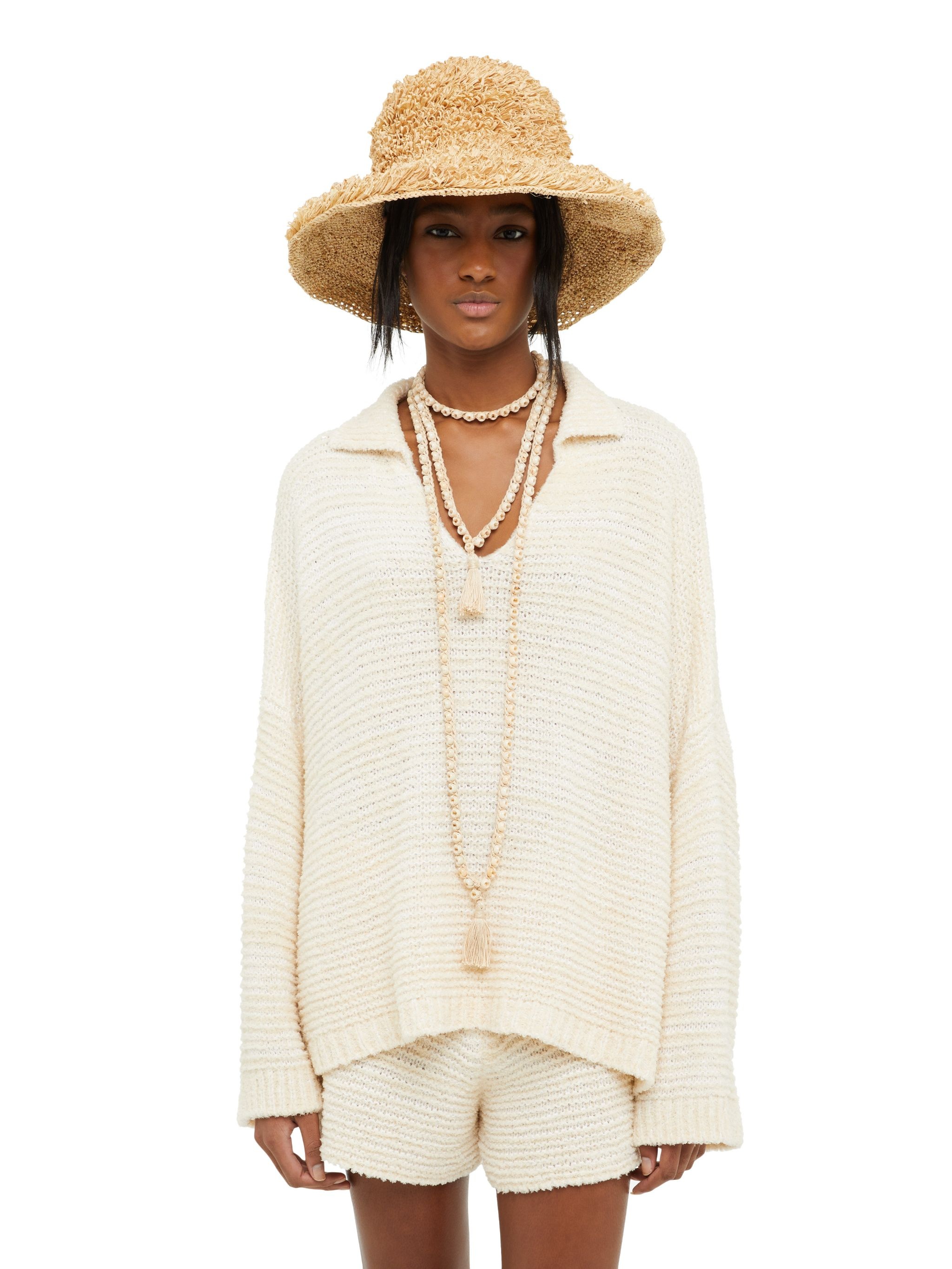 A Love Letter To India Raffia Hat - 3