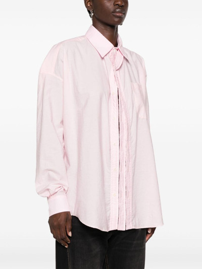 Y/Project asymmetric cotton-blend shirt outlook